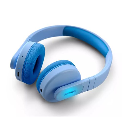 Philips TAK4206BL 85DB Mavi Kablosuz Kulak Üstü Çocuk Kulaklığı