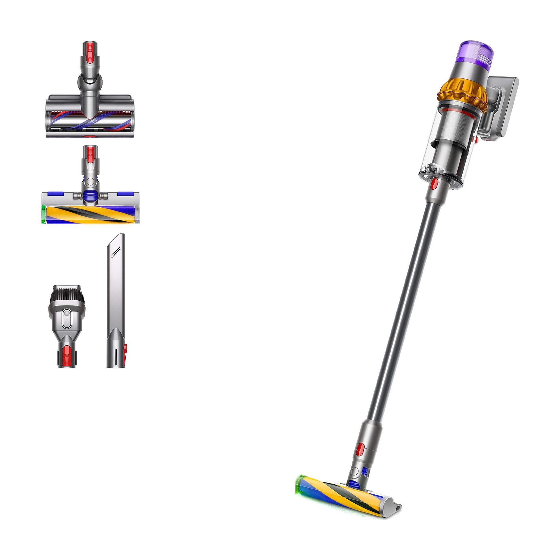 Dyson V15 Detect Absolute Sarjli Dikey Süpürge (Anlaşmalı Kredi Kartlarına Peşin Fiyatına 6 Ay Taksit)