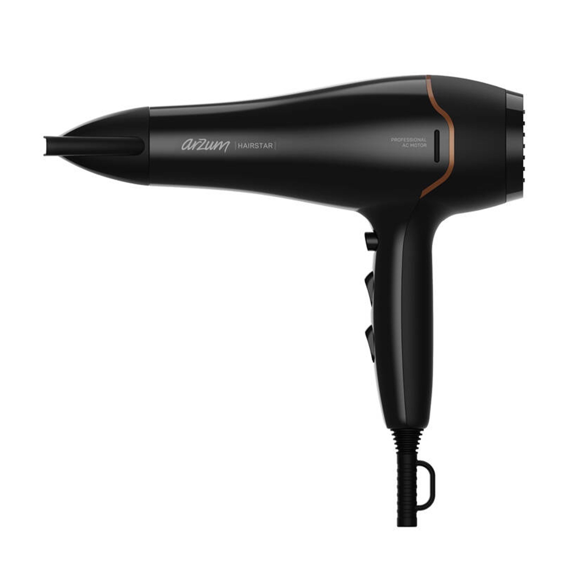 Arzum Hairstar Profesyonel Saç Kurutma Makinesi Siyah