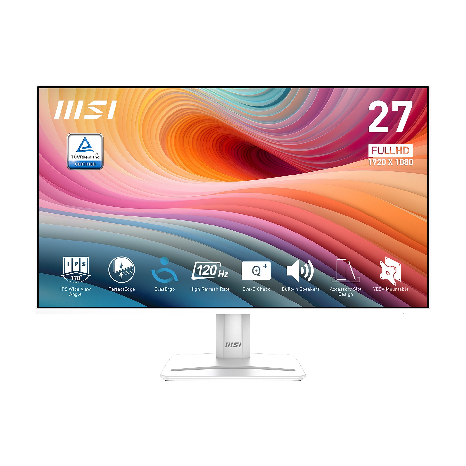 MSI 27 PRO MP275W E2 1920x1080 (FHD) 16:9 FLAT IPS 120HZ 1MS FREESYNC MONITOR