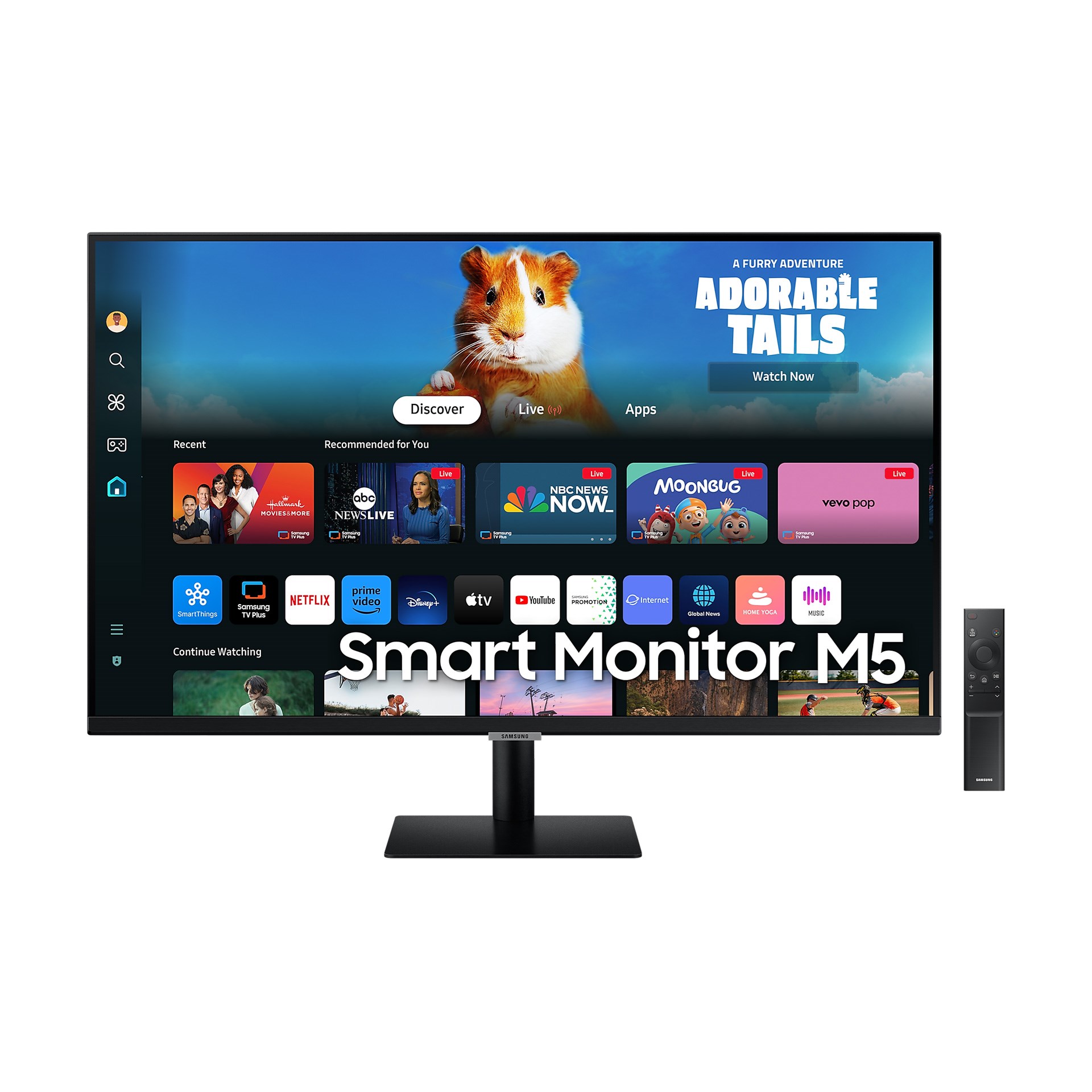 Samsung M5 LS32DM500EUXUF 32" 4 Ms Full HD 60 HZ Smart Monitör
