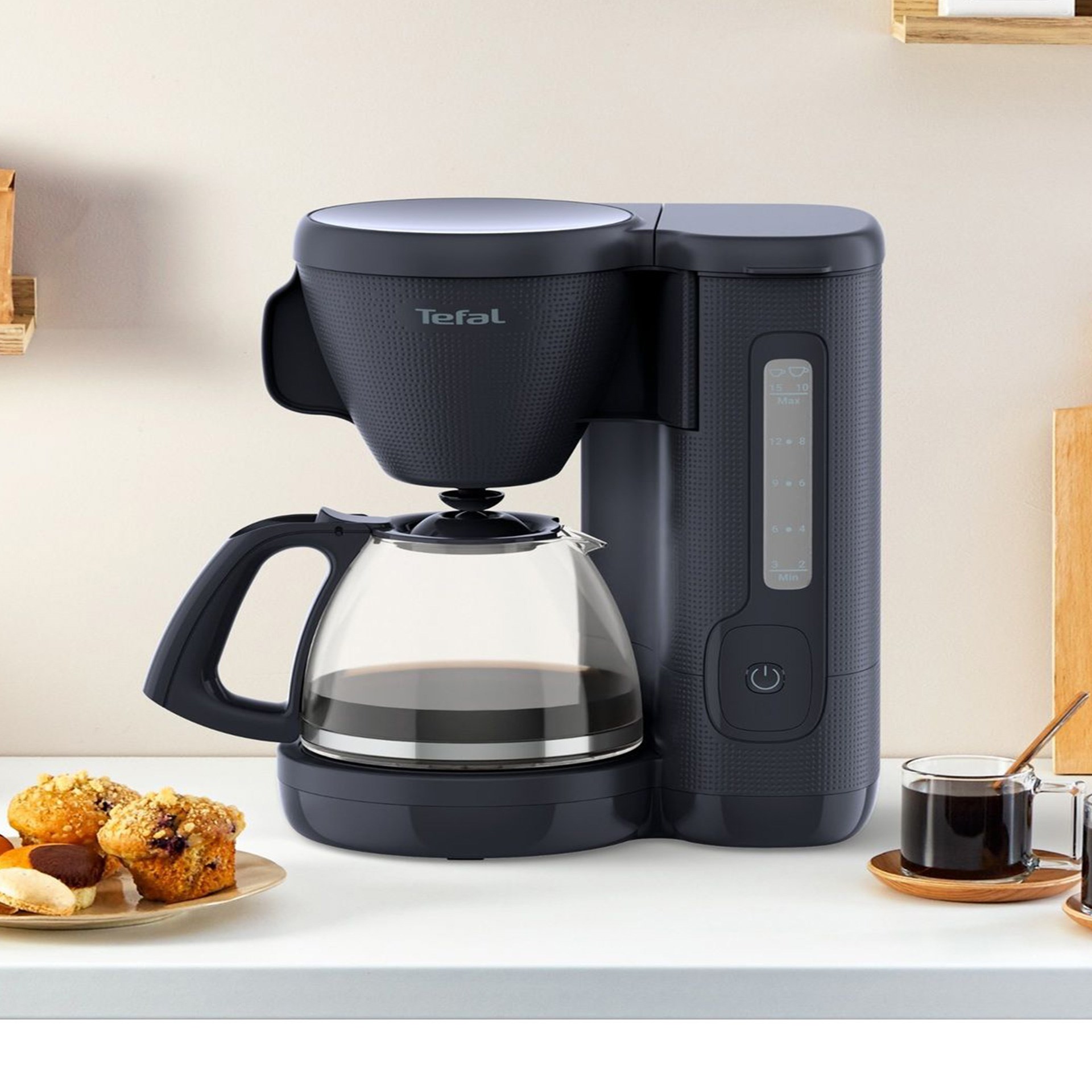 Tefal Morning Siyah Filtre Kahve Makinesi
