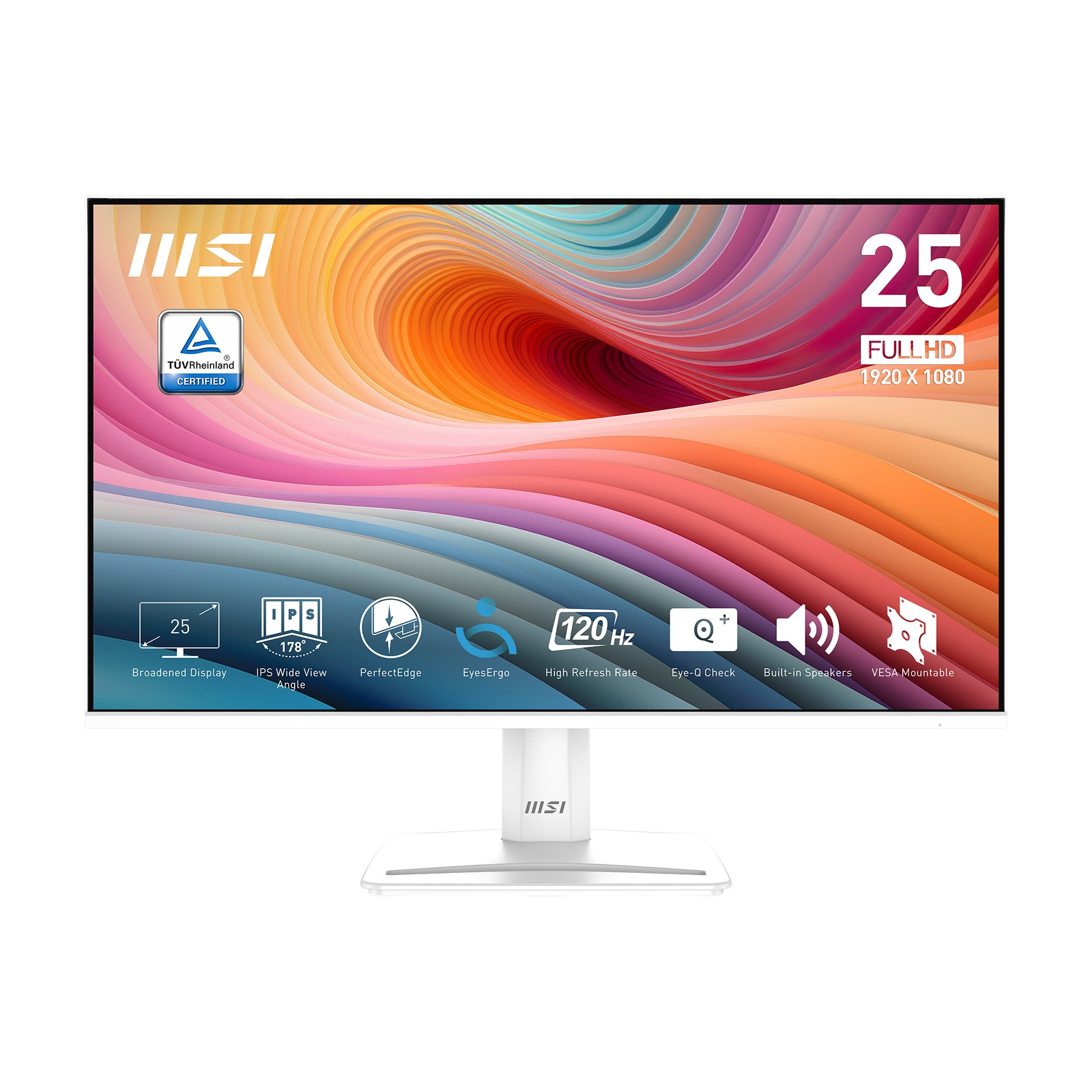 MSI 24.5 PRO MP251W E2 1920x1080 (FHD) 16:9 FLAT IPS 120HZ 1MS ADAPTIVE-SYNC MONITOR