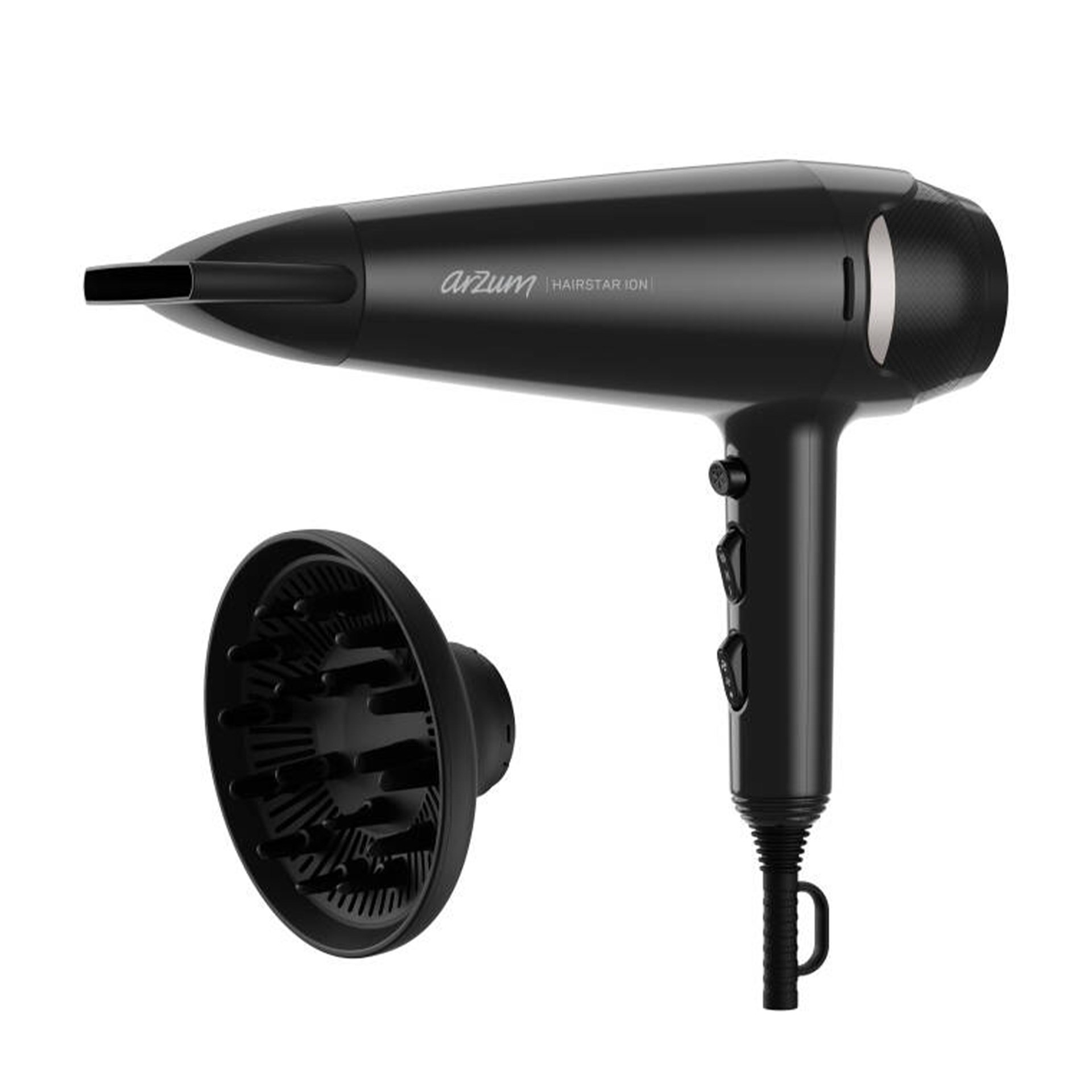 Arzum Hairstar Ion Saç Kurutma Makinesi Siyah