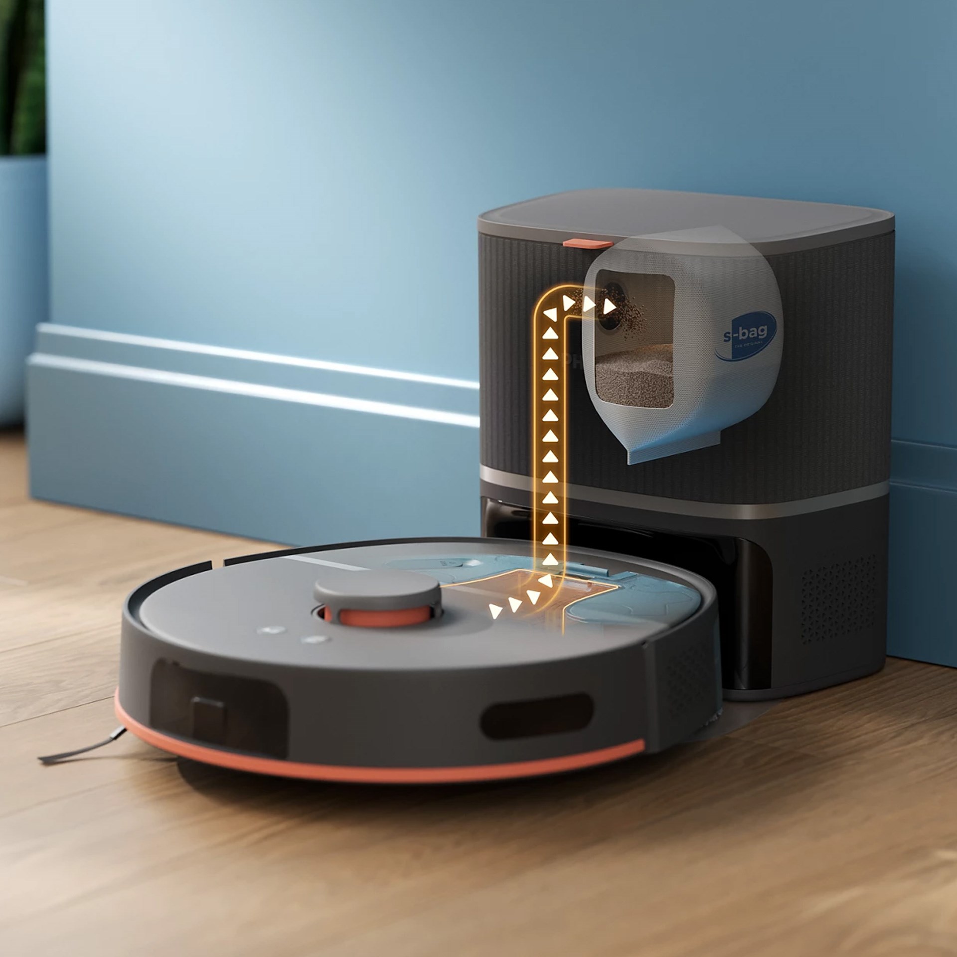 Philips 5000 Serisi Çöp Kovalı Islak ve Kuru Robot Süpürge Kaşmir Grisi