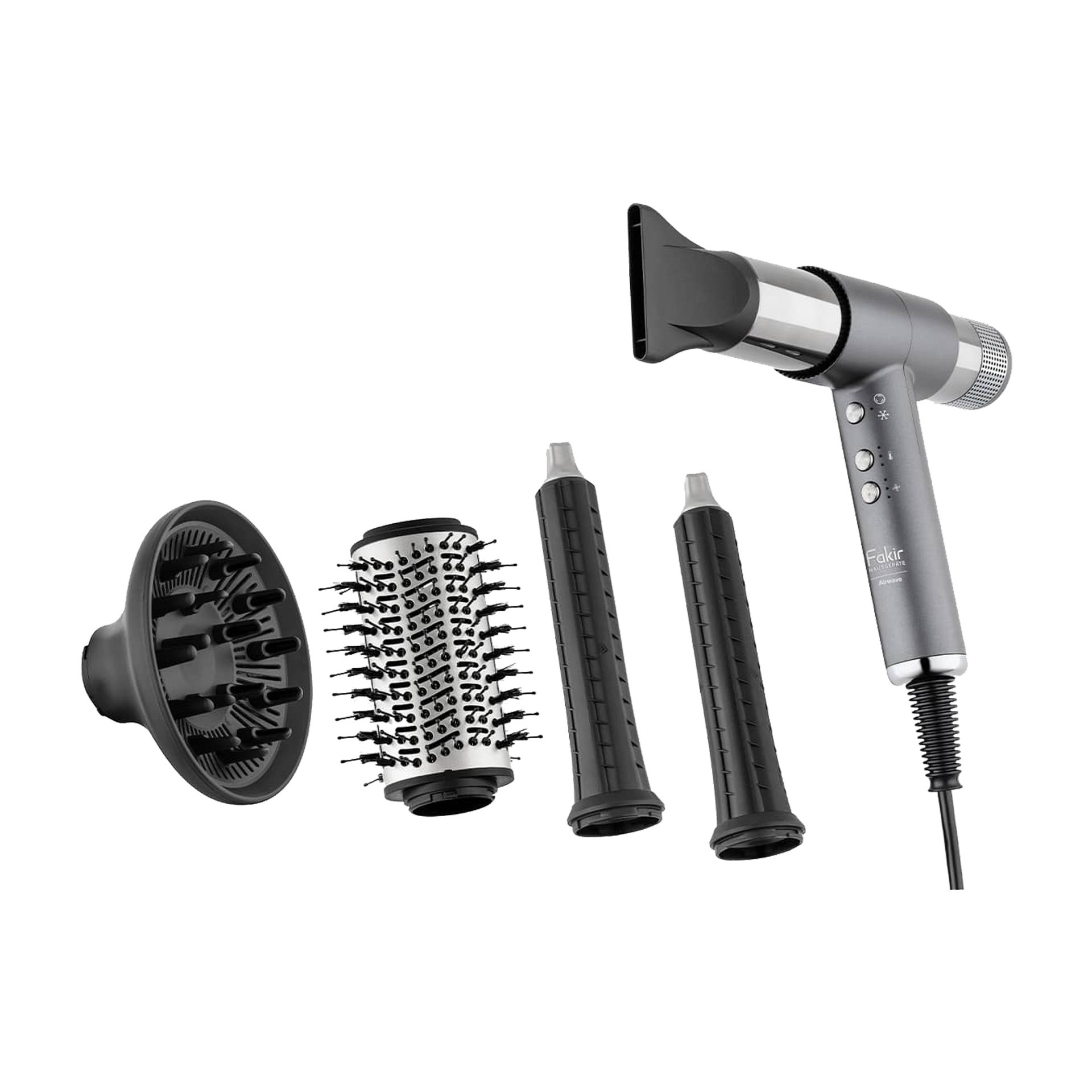 Fakir Airwave Saç Şekillendirici Set Gümüş