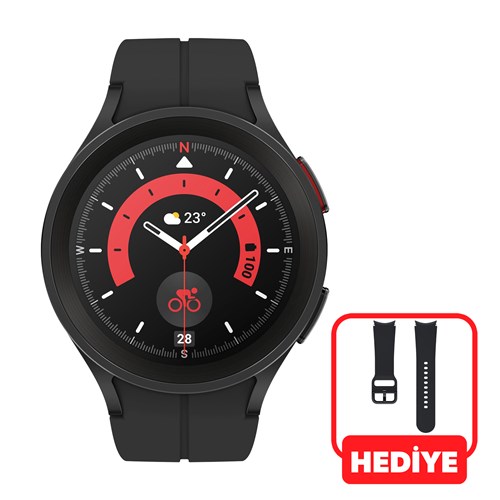 Samsung Galaxy Watch5 Pro 45mm Siyah Titanyum Akıllı Saat 