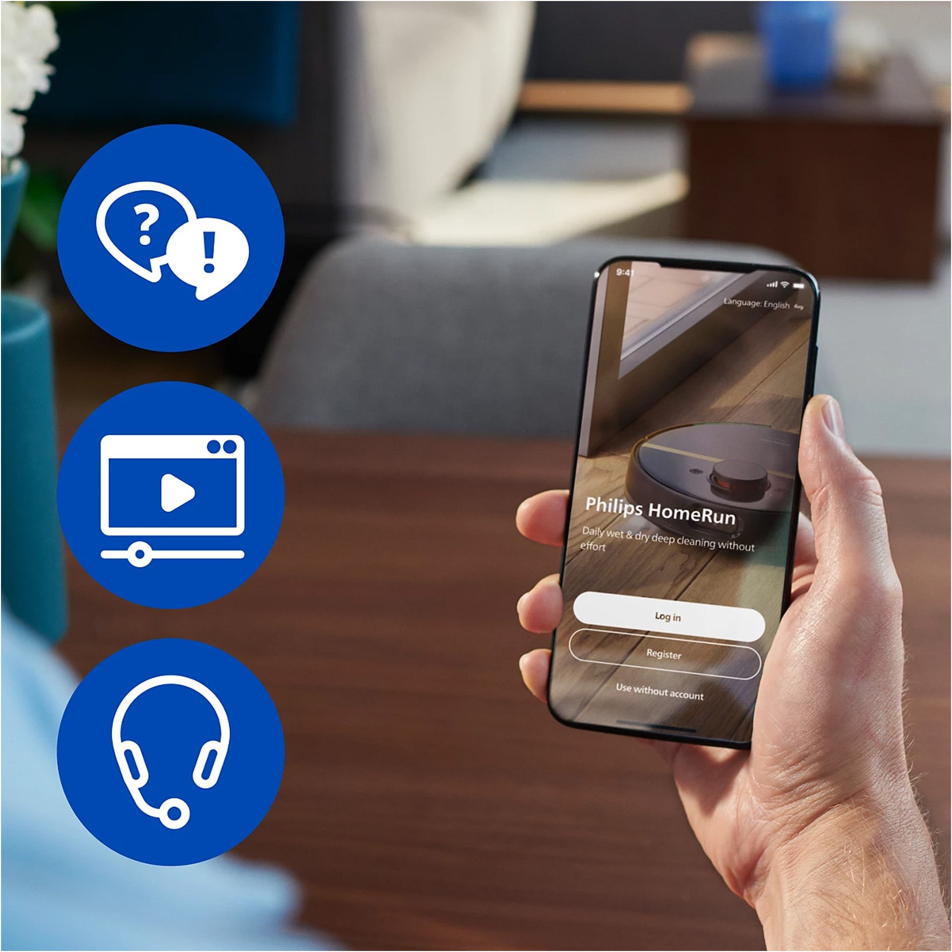Philips 5000 Serisi Çöp Kovalı Islak ve Kuru Robot Süpürge Kaşmir Grisi