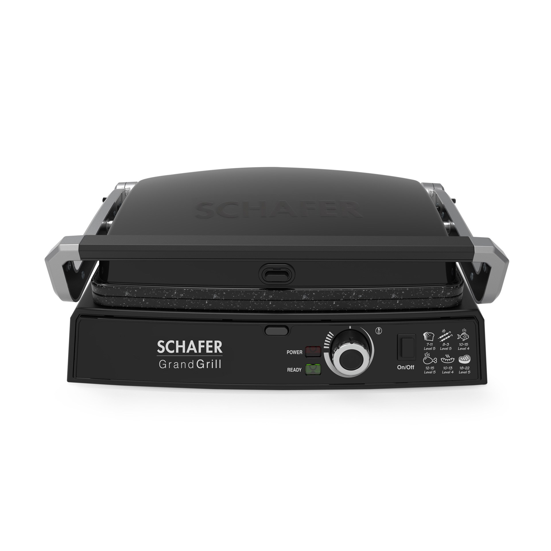 Schafer Grand Grill Tost ve Izgara Makinesi Siyah