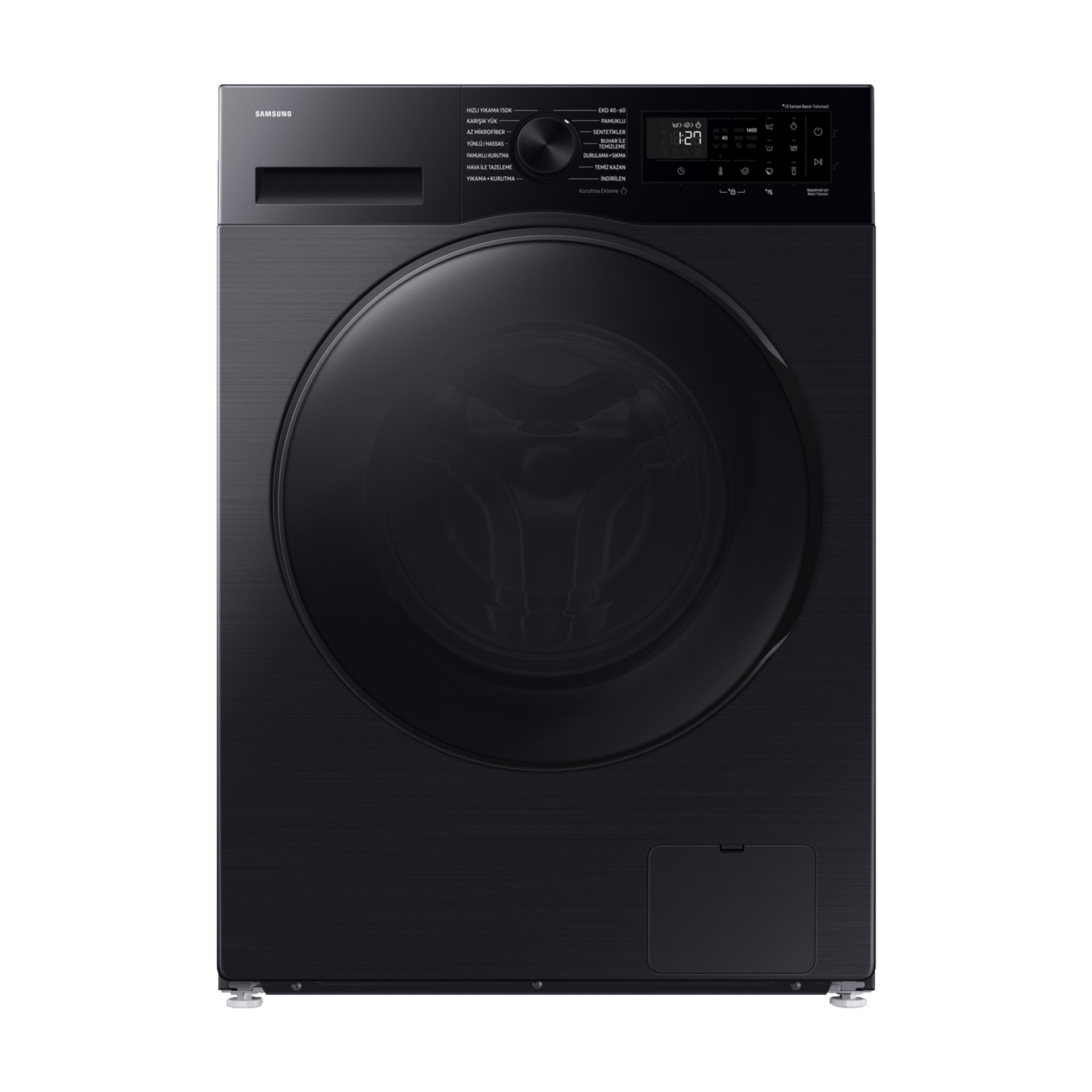 Samsung WD11DG5B15BBAH 11 Kg Yıkama 6 Kg Kurutma 1400 Devir D Sınıf Eco Bubble Kurutmalı Çamaşır Makinesi Siyah