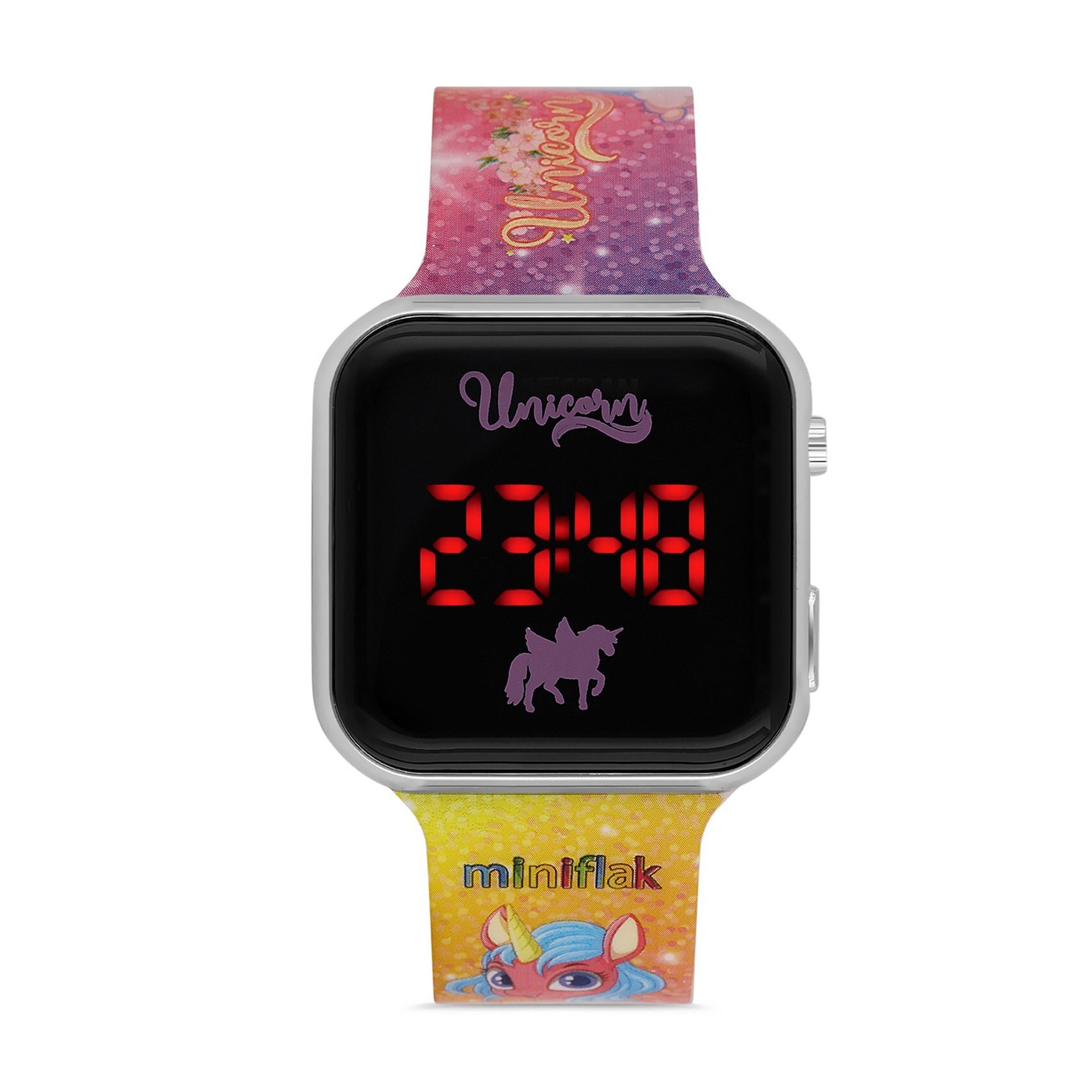 Miniflak Unicorn MFU8001 Square Led Çocuk Saati