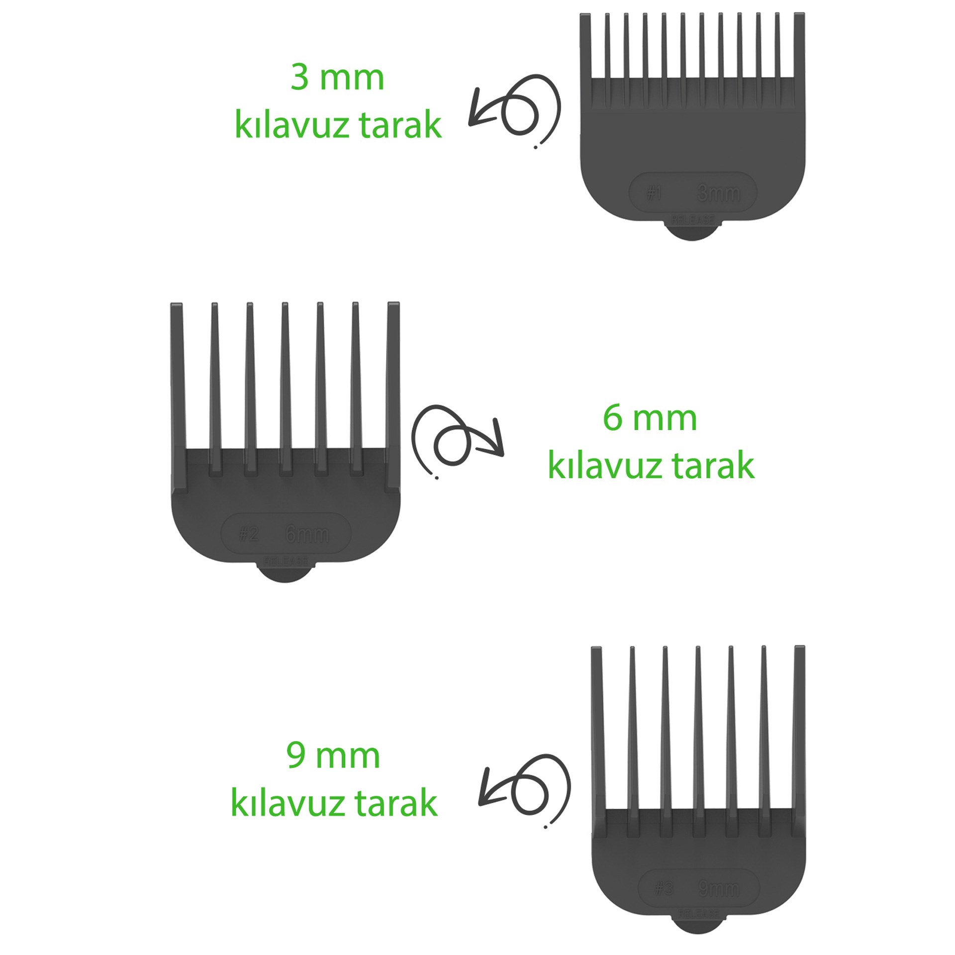 Kiwi KHC-5029 Profesyonel Şarjlı Saç Sakal Makinesi