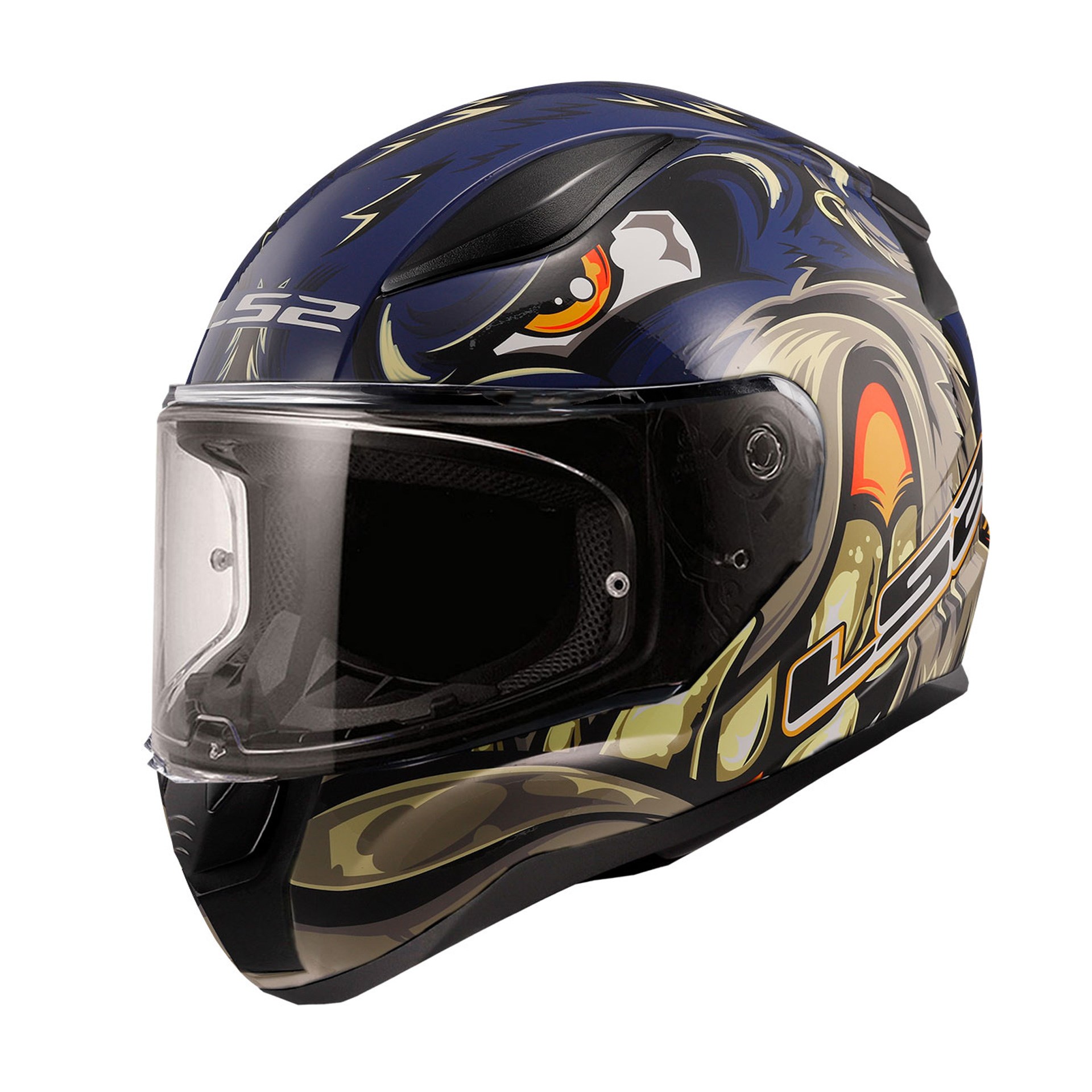 LS2 Rapid 2 Spox Mavi Gri XL Beden Kask
