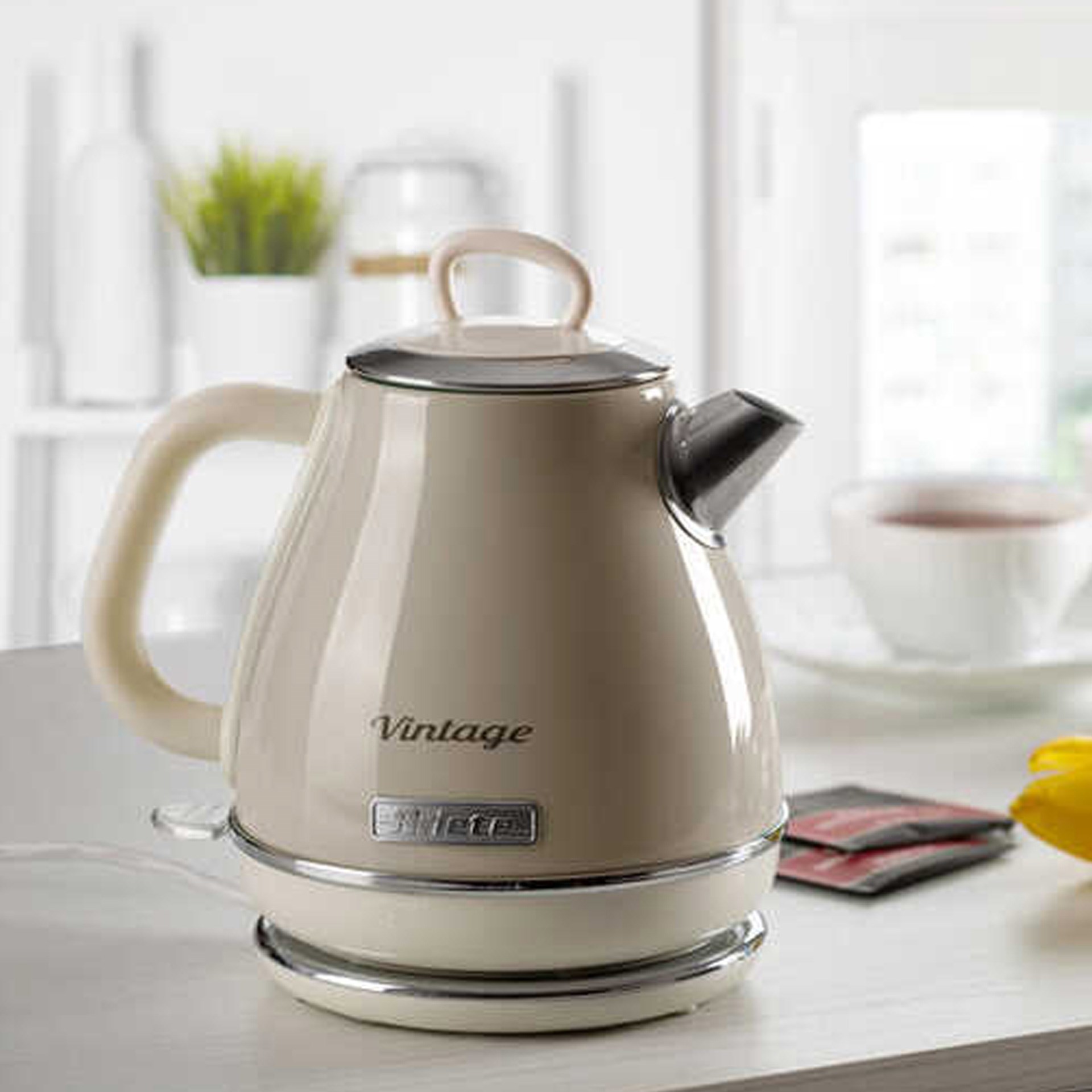 Ariete 2868/03 Vintage Su Isıtıcı Kettle Bej
