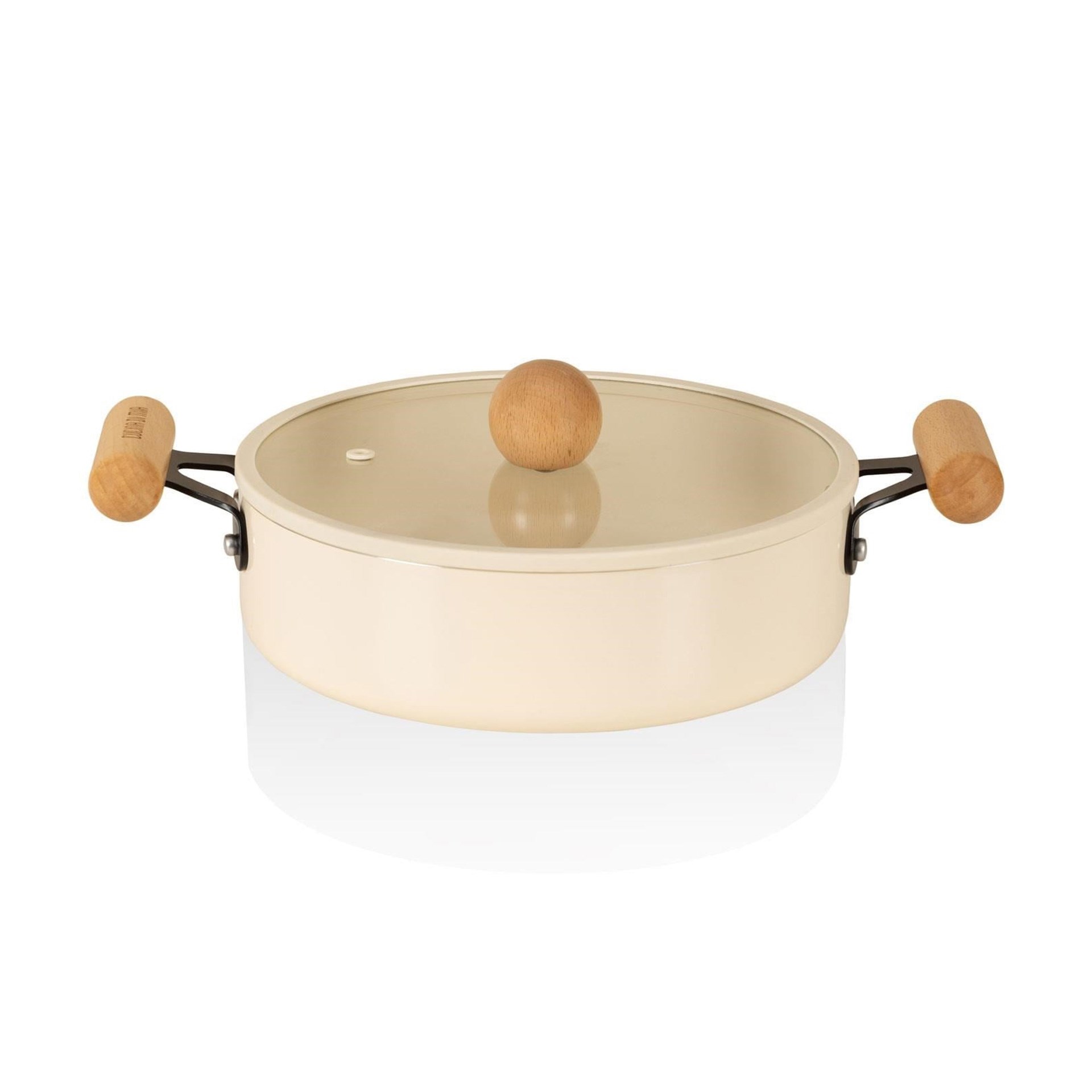 The Mia Cucina Di Mia 24 cm Sığ Seramik Tencere