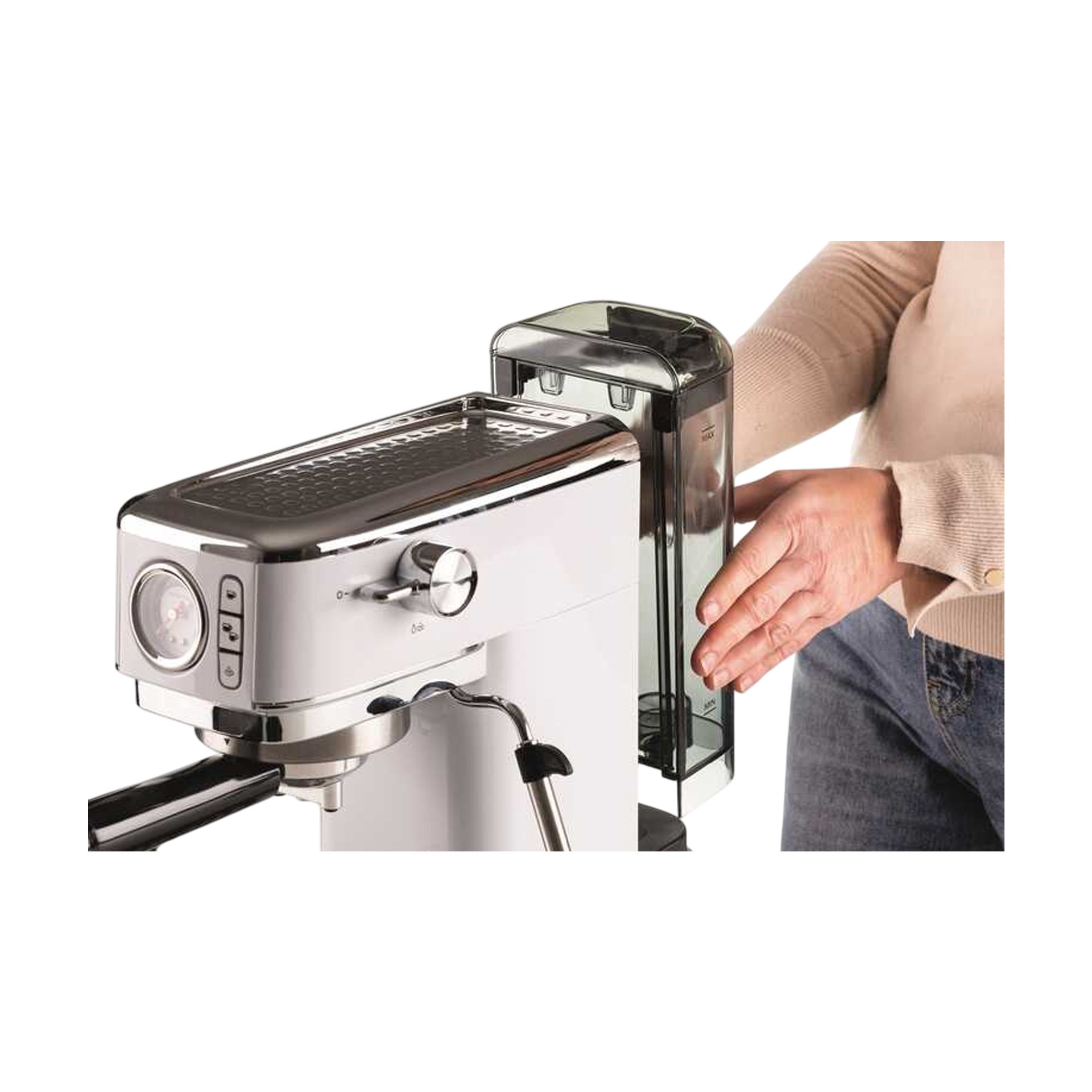 Ariete 1381/14 Moderna Espresso Slim Kahve Makinesi Beyaz