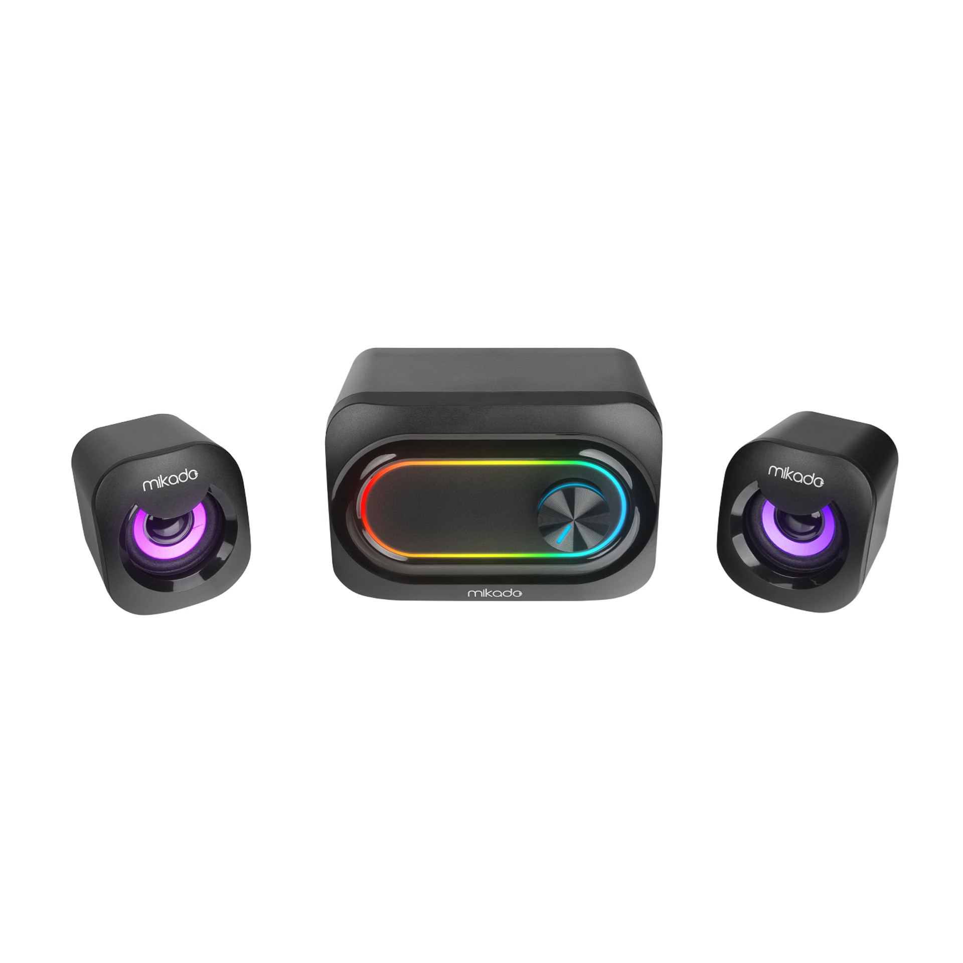 Mikado MD-511 5W+3W×2 USB RGB Ledli 2.1 Gaming Speaker Hoparlör