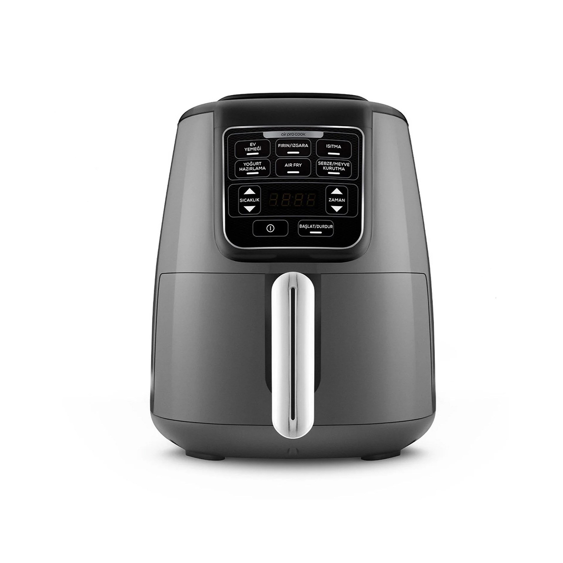 Karaca Air Pro Cook XL 2 in 1 Konuşan Airfryer Space Gray