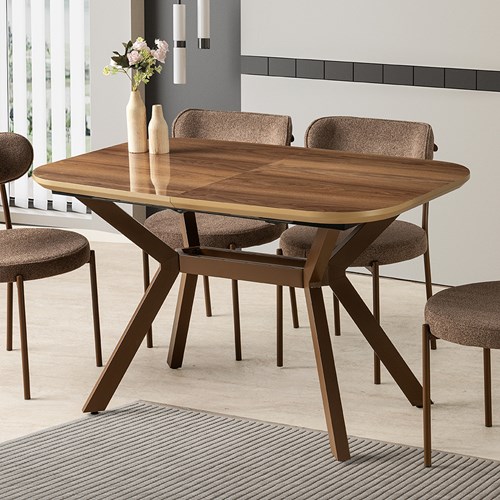 Valentino Masa Takımı 80x130 cm Hazal-Kahverengi | EVKUR