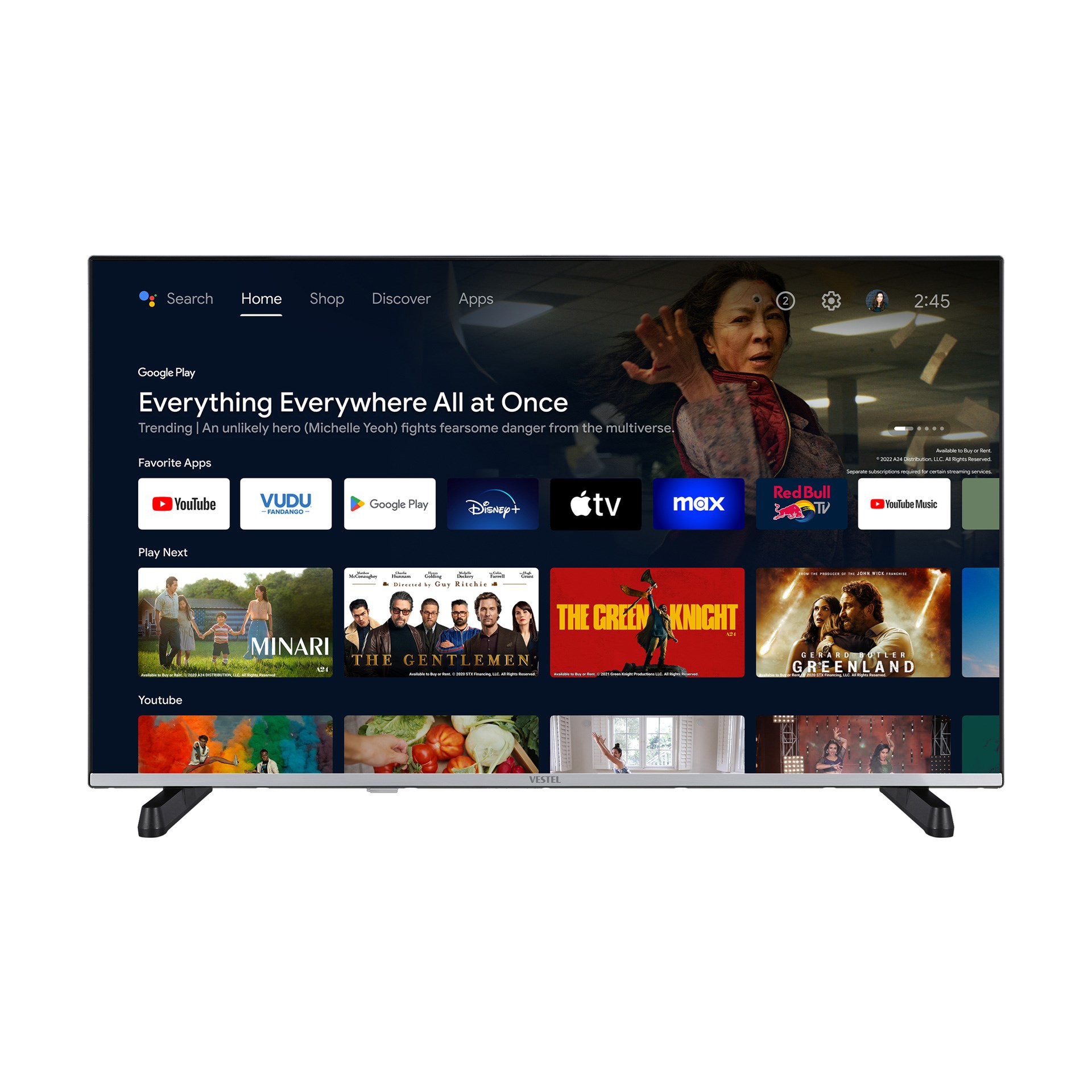 Vestel 43UA9540 108 Cm 4K Uhd Android Smart