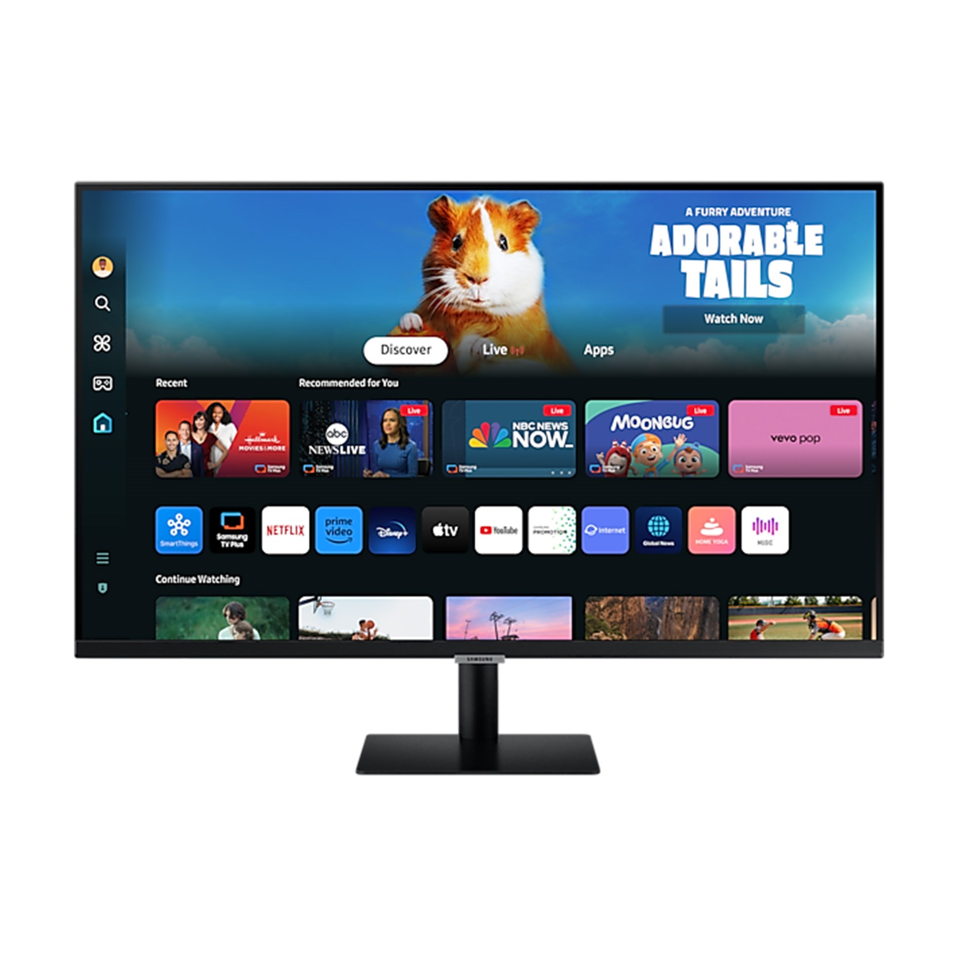 Samsung M5 LS32DM500EUXUF 32" 4 Ms Full HD 60 HZ Smart Monitör