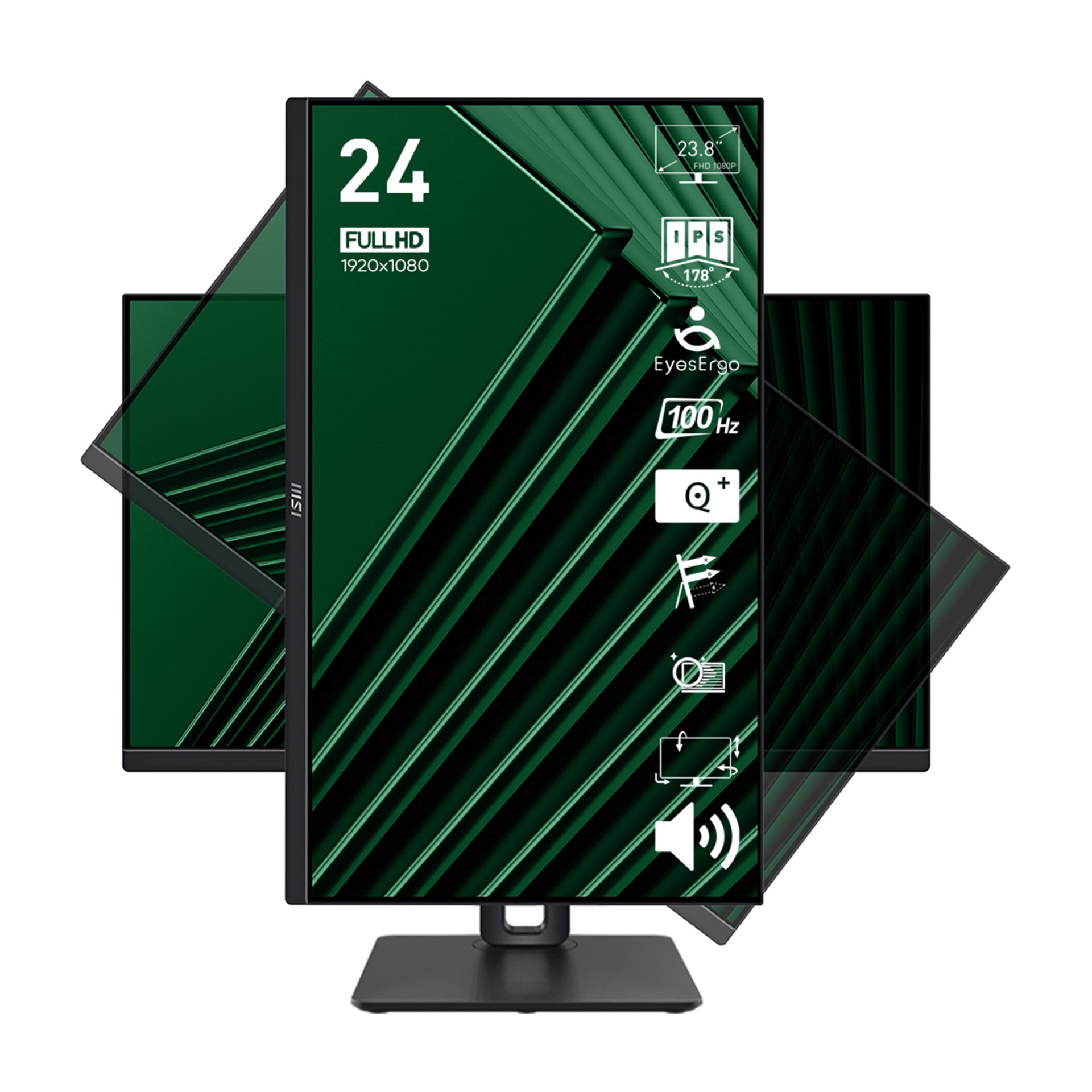 MSI 23.8 PRO MP245PG 1920x1080 (FHD) 16:9 FLAT VA 100HZ 1MS ADAPTIVE-SYNC MONITOR