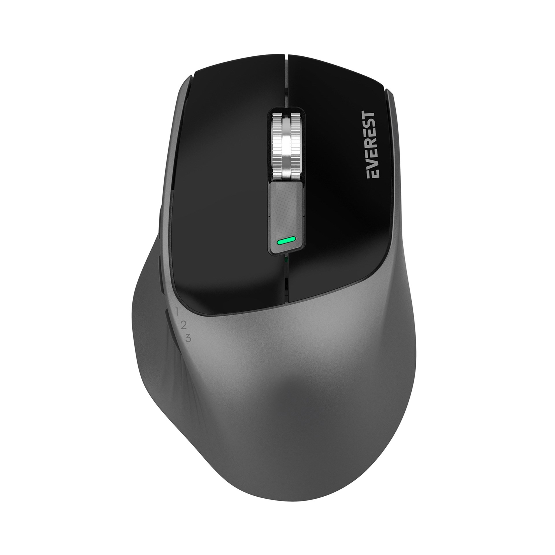 Everest SM-BT24 Usb Metalik Siyah 2 IN1 BT Ve 2.4 GHZ Kablosuz Mouse