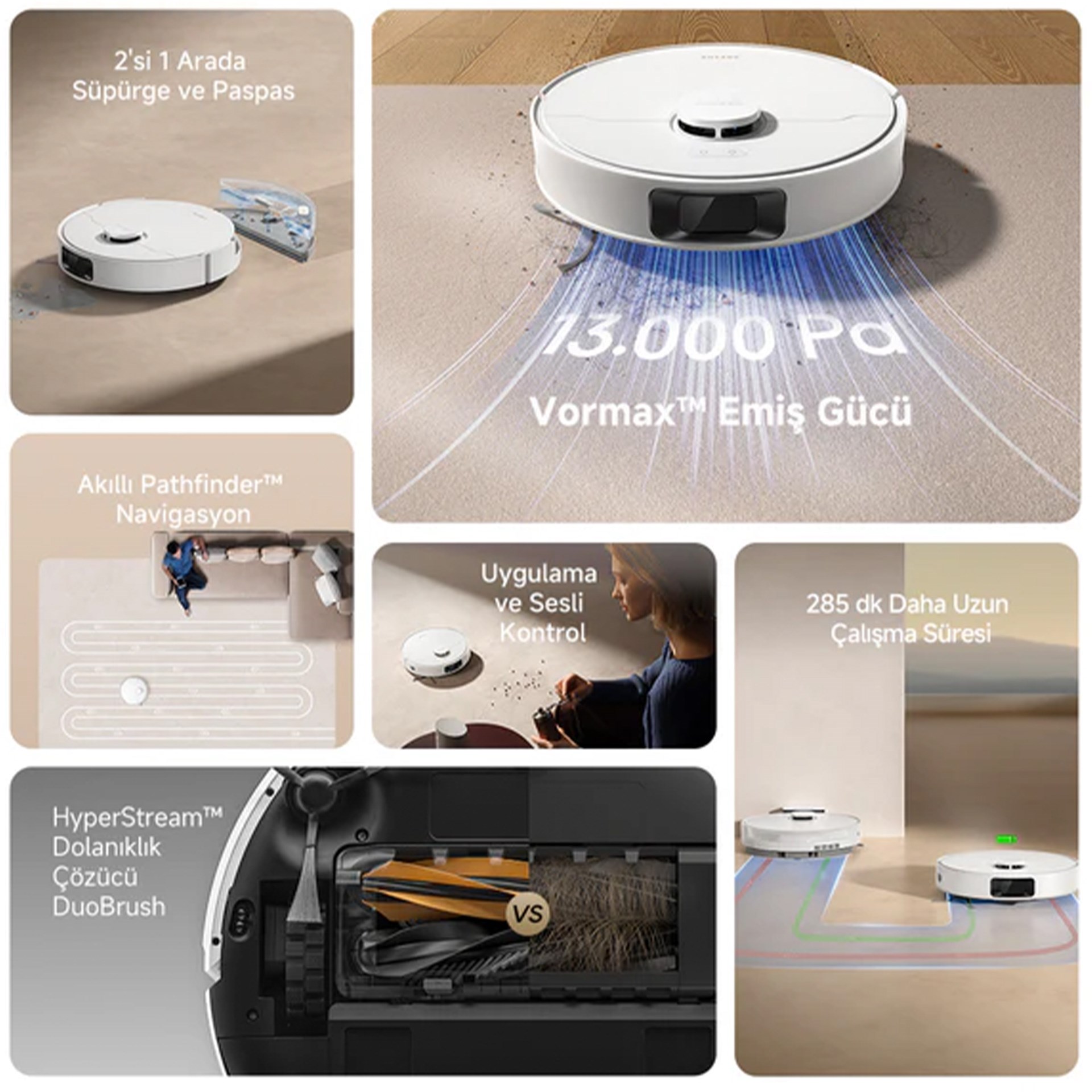 Dreame D20 Akıllı Robot Süpürge