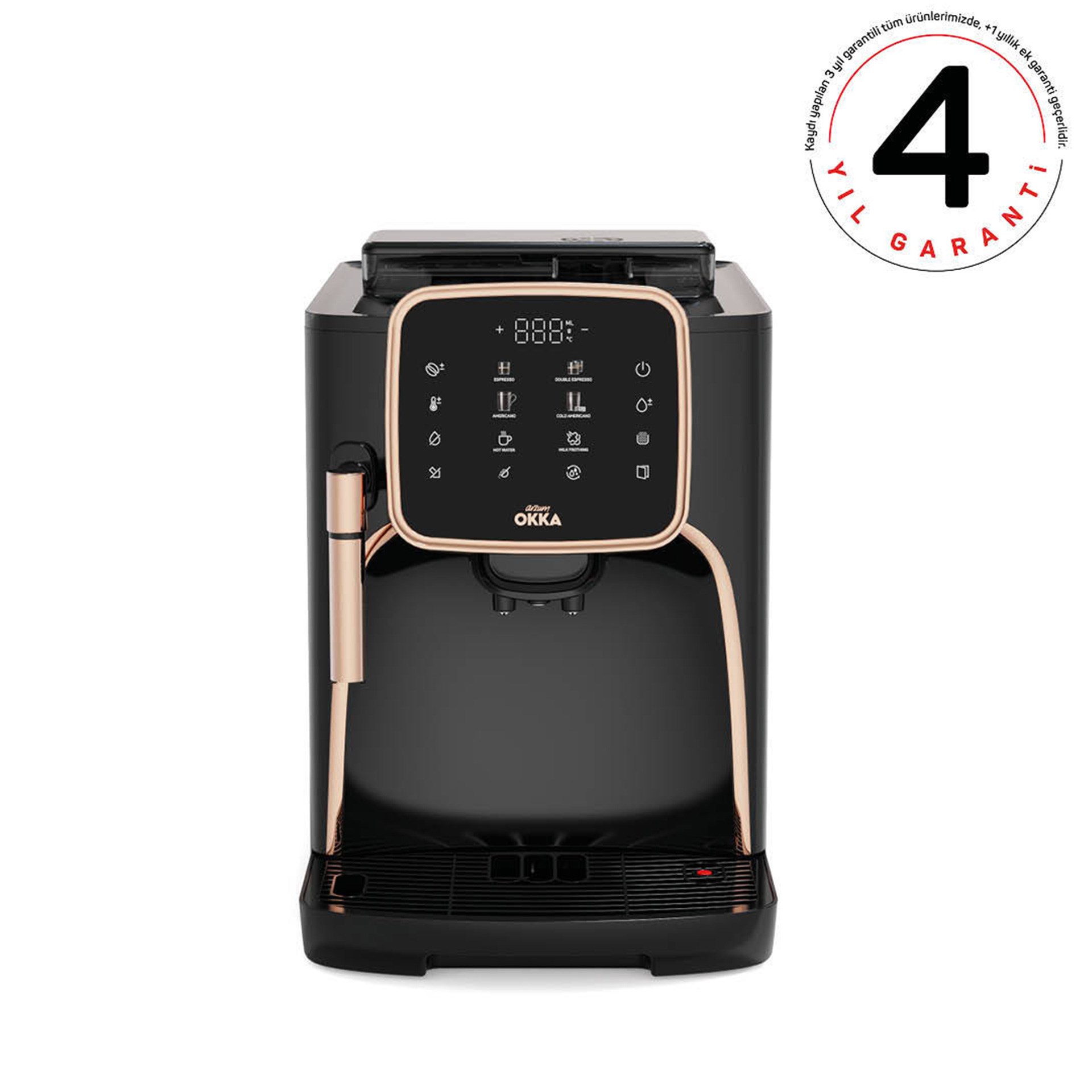 Arzum OK0030 Tam Otomatik Espresso Makinesi Bakır