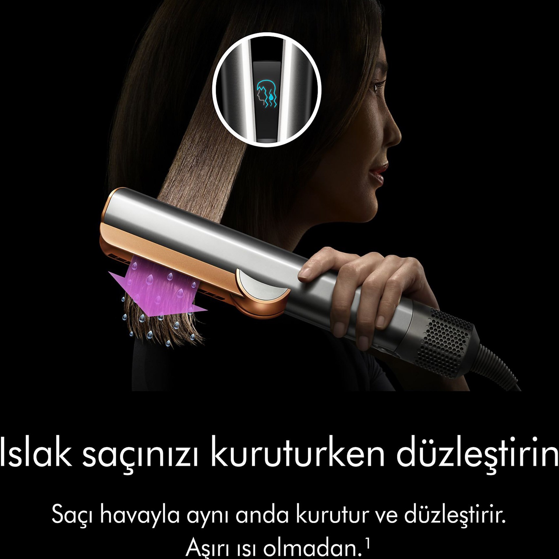 Dyson Airstrait™ Saç Düzleştirici Seramik Pembe (Anlaşmalı Kredi Kartlarına Peşin Fiyatına 6 Ay Taksit)