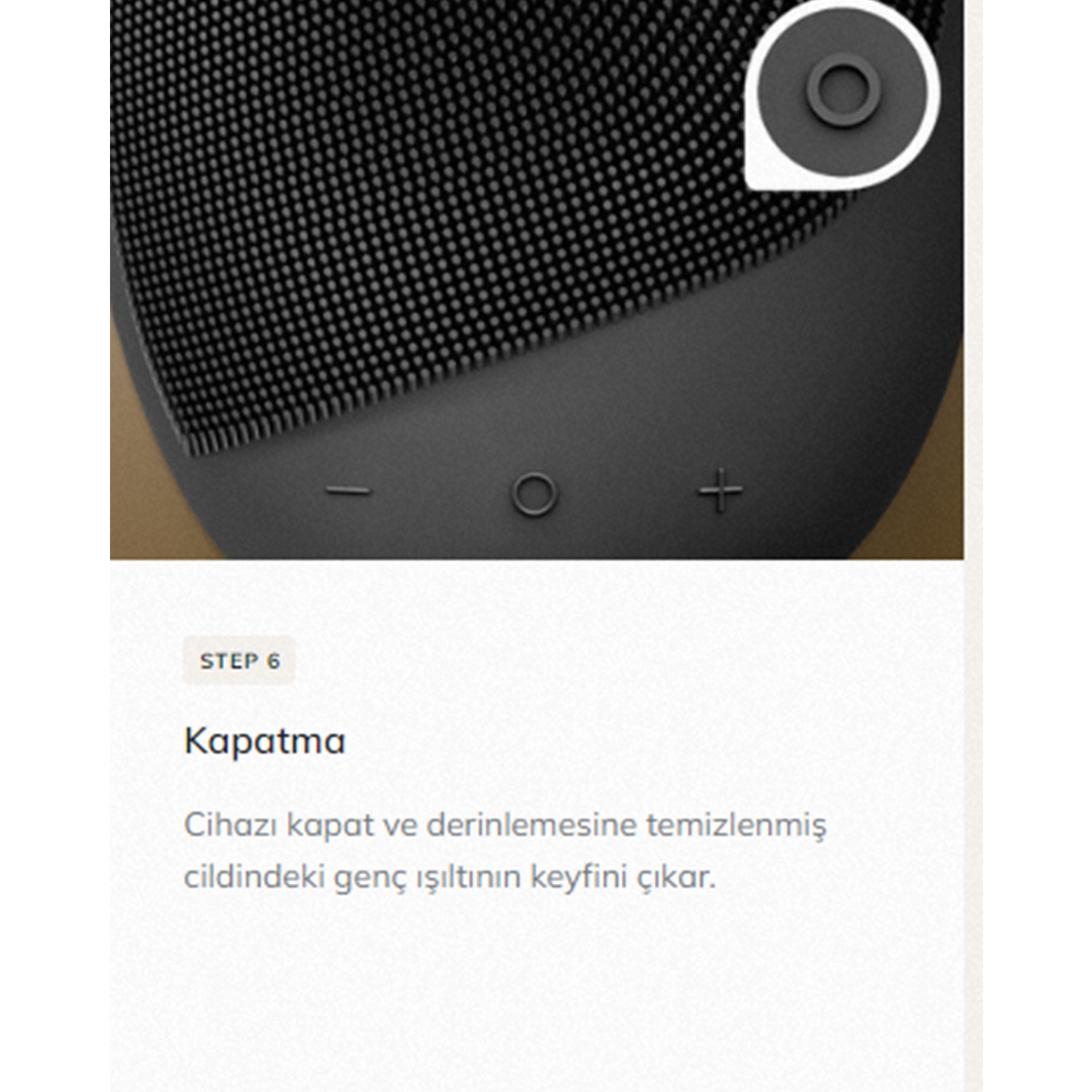 Geske Sonic Yüz Temizleme Cihazı 5i 1 Arada Siyah