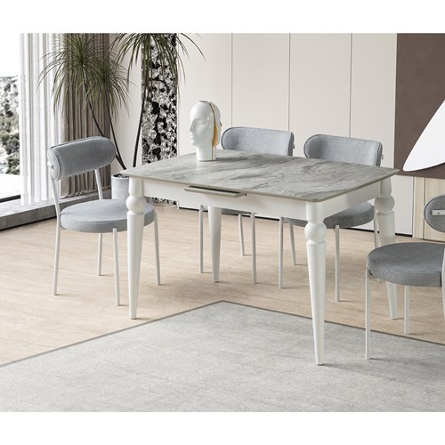 Venüs 80x120 Bermuda-Açık Gri Masa Takımı | Evkur