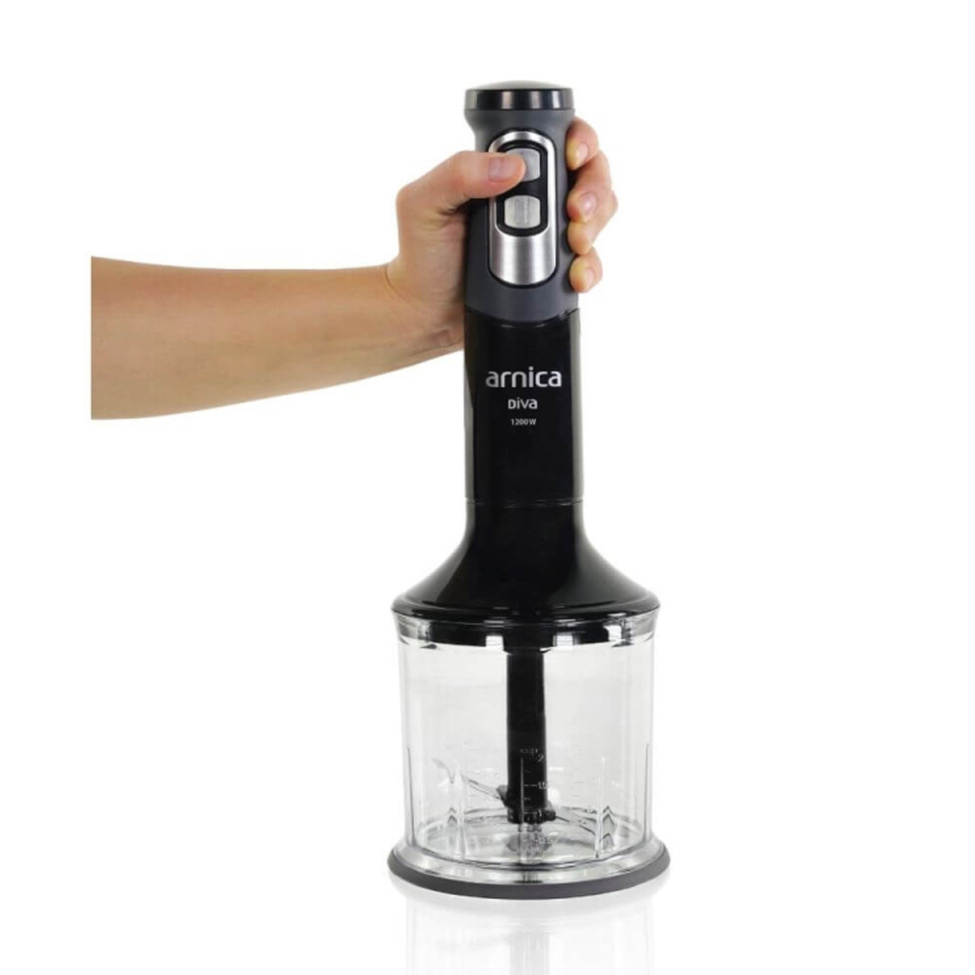 Arnica GH21595 Diva El Blender Seti Siyah (Teşhir Ürünü)