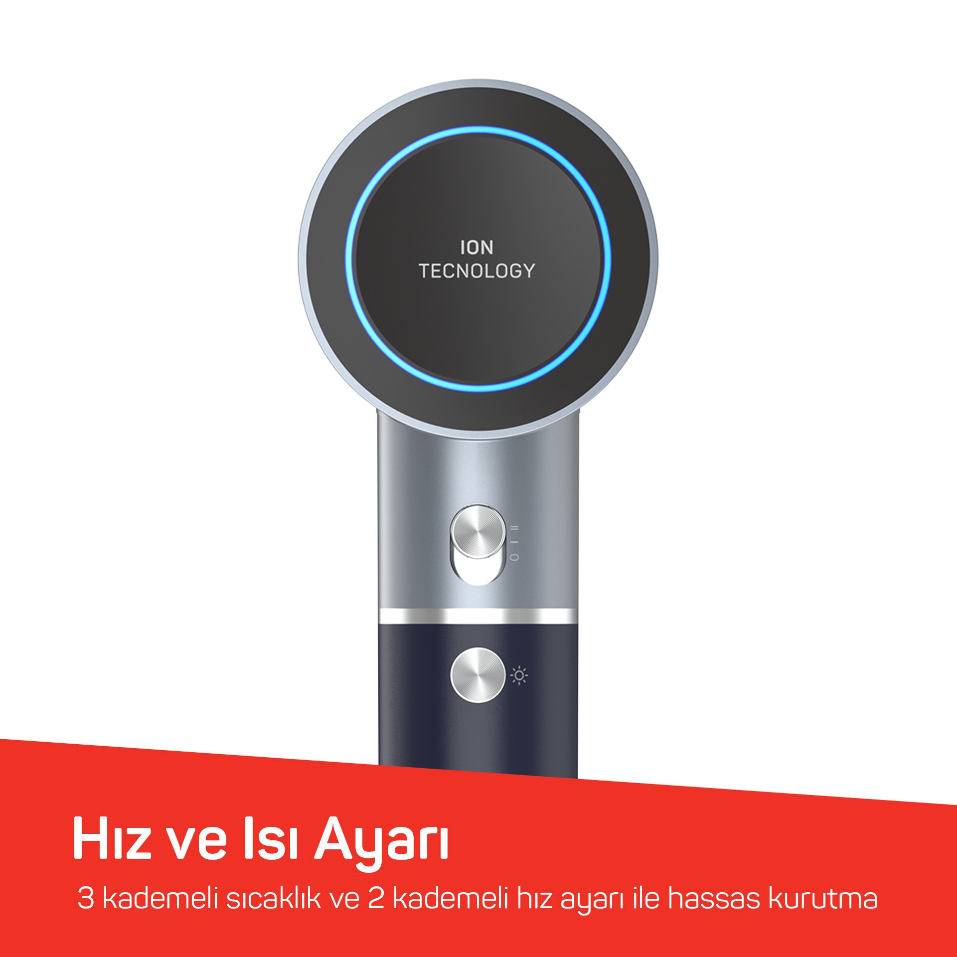 Arzum Revolution Profesyonel Saç Kurutma Makinesi Platin Gri