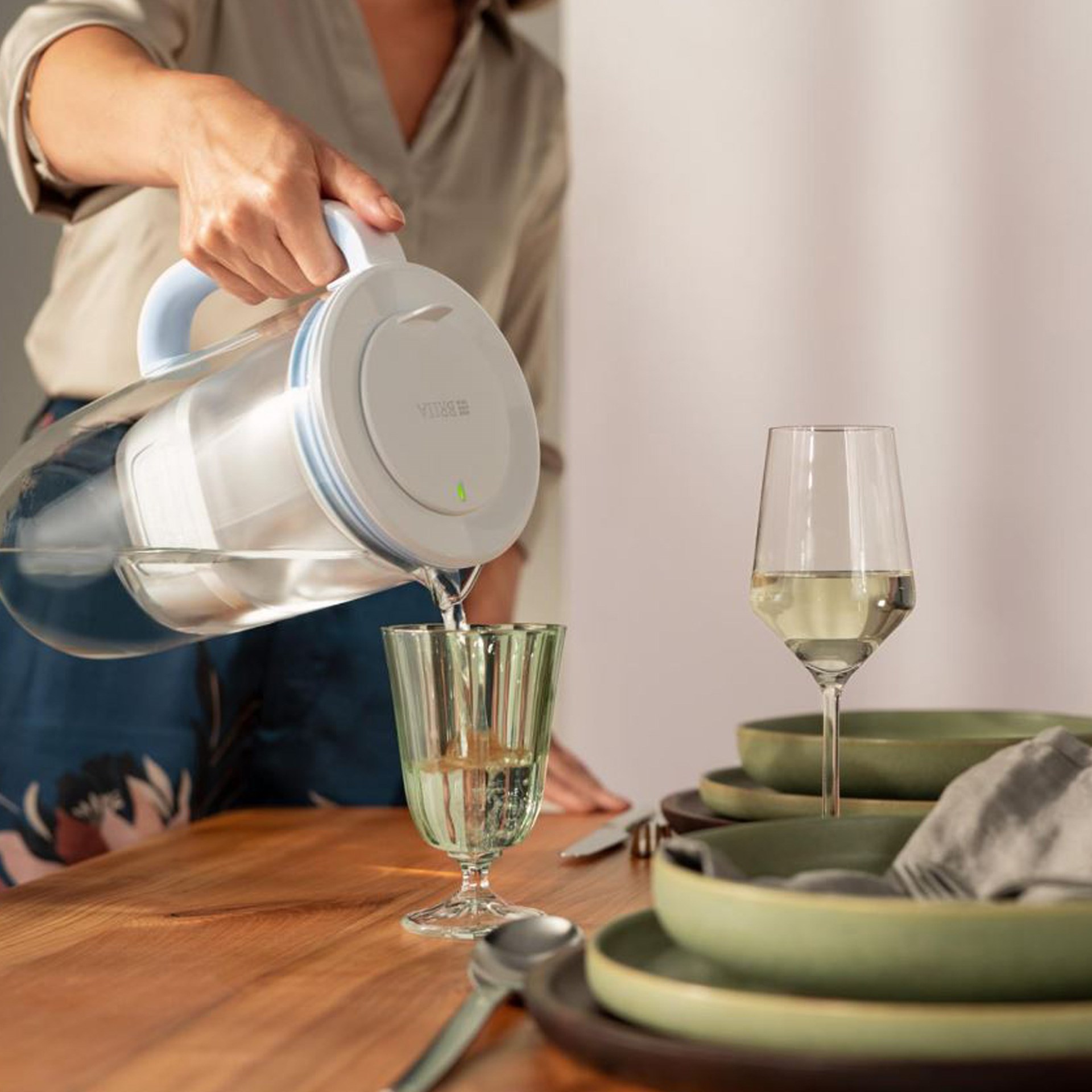 Brita Glass Jug Filtreli Pro Sürahi Evkur