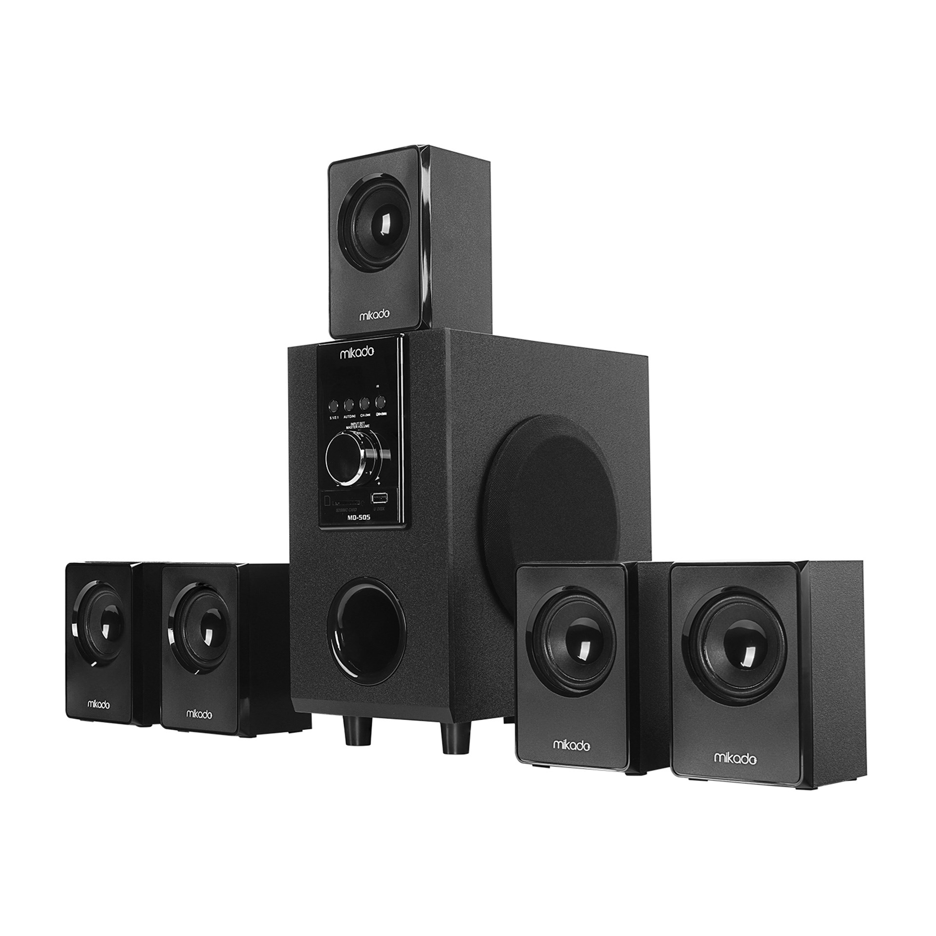 Mikado MD-505 5+1 USB+SD+FM Destekli Bluetooth Speaker