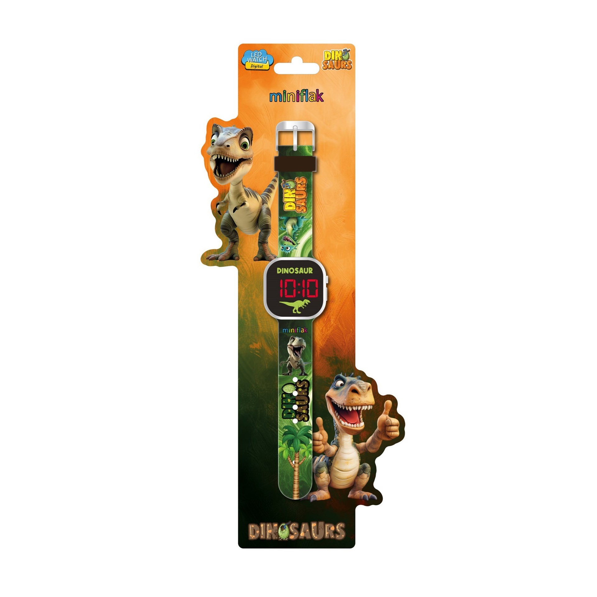 Miniflak Dinozor MFD8001 Square Led Çocuk Saati