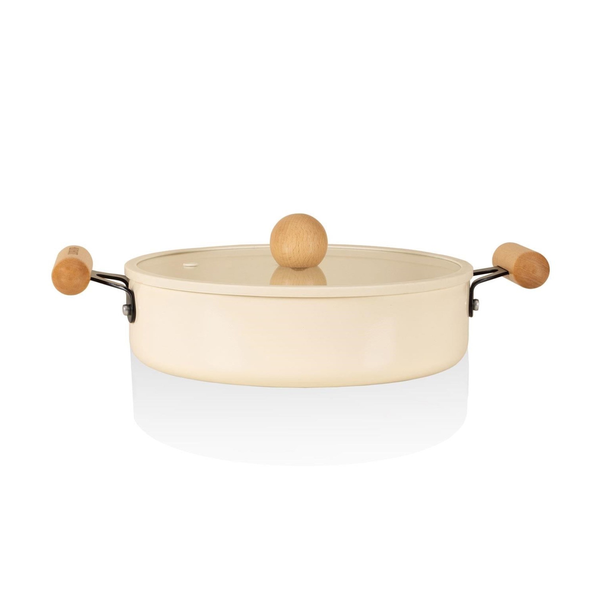 The Mia Cucina Di Mia 26 cm Sığ Seramik Tencere