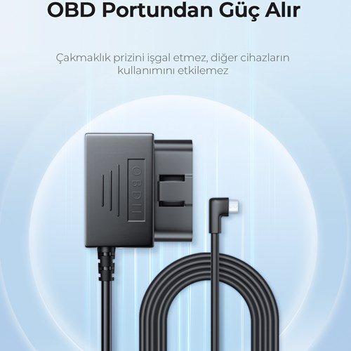 Azdome OBD Hardwire Kit Type-C Güç Adaptörü | Evkur