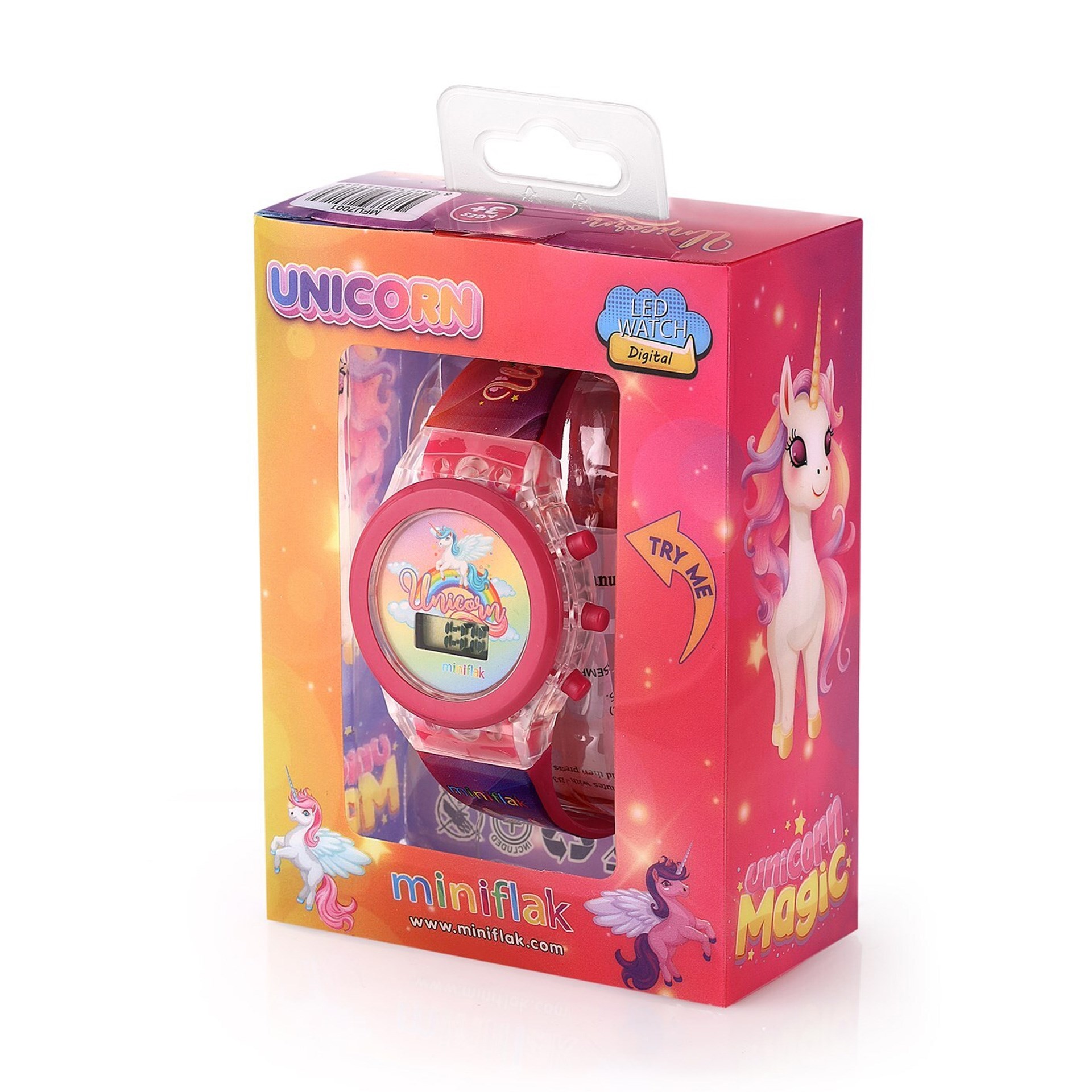 Miniflak Unicorn MFU7001 Işıklı Çocuk Saati