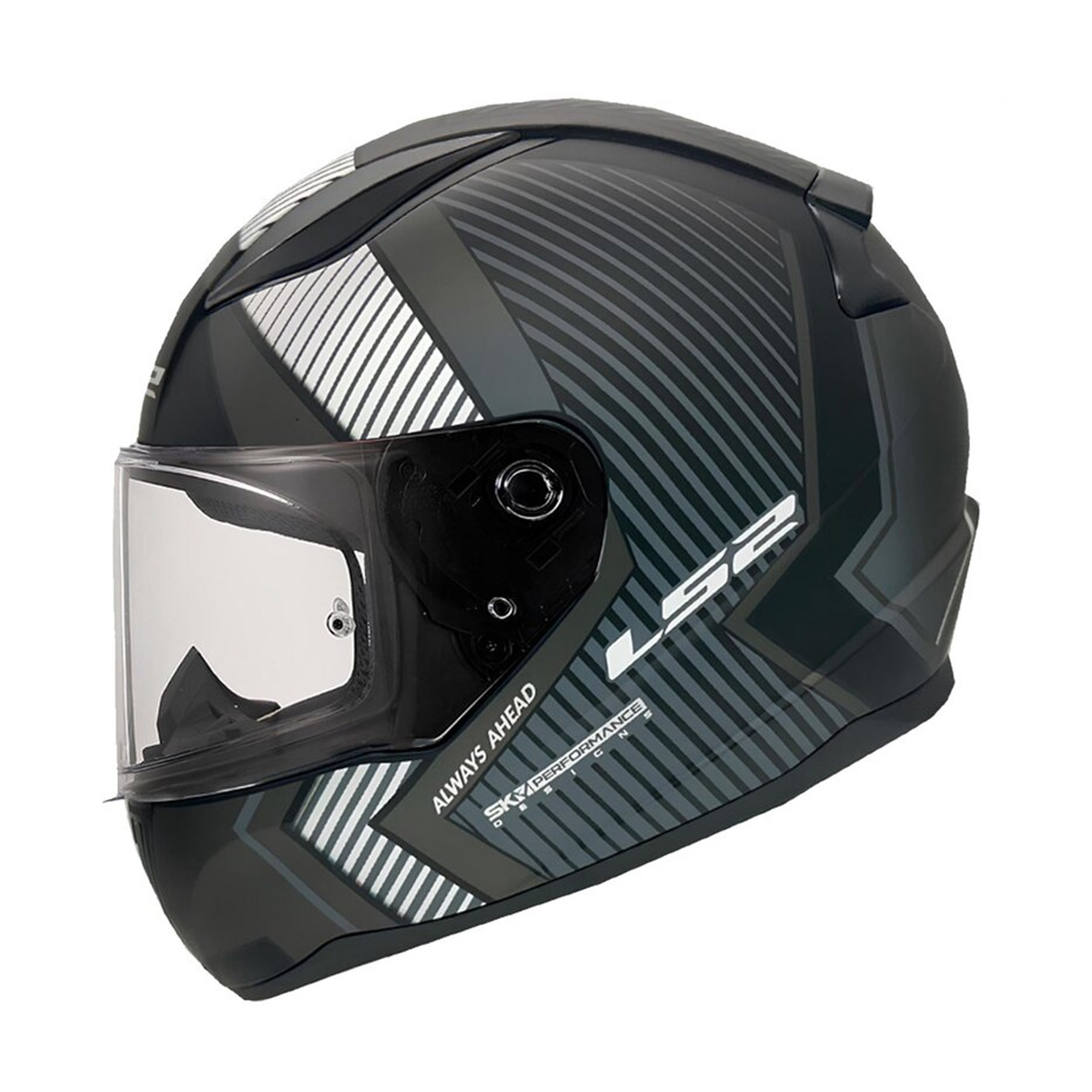 Ls2 Rapid 2 Extra M Beden Kask Siyah Gri