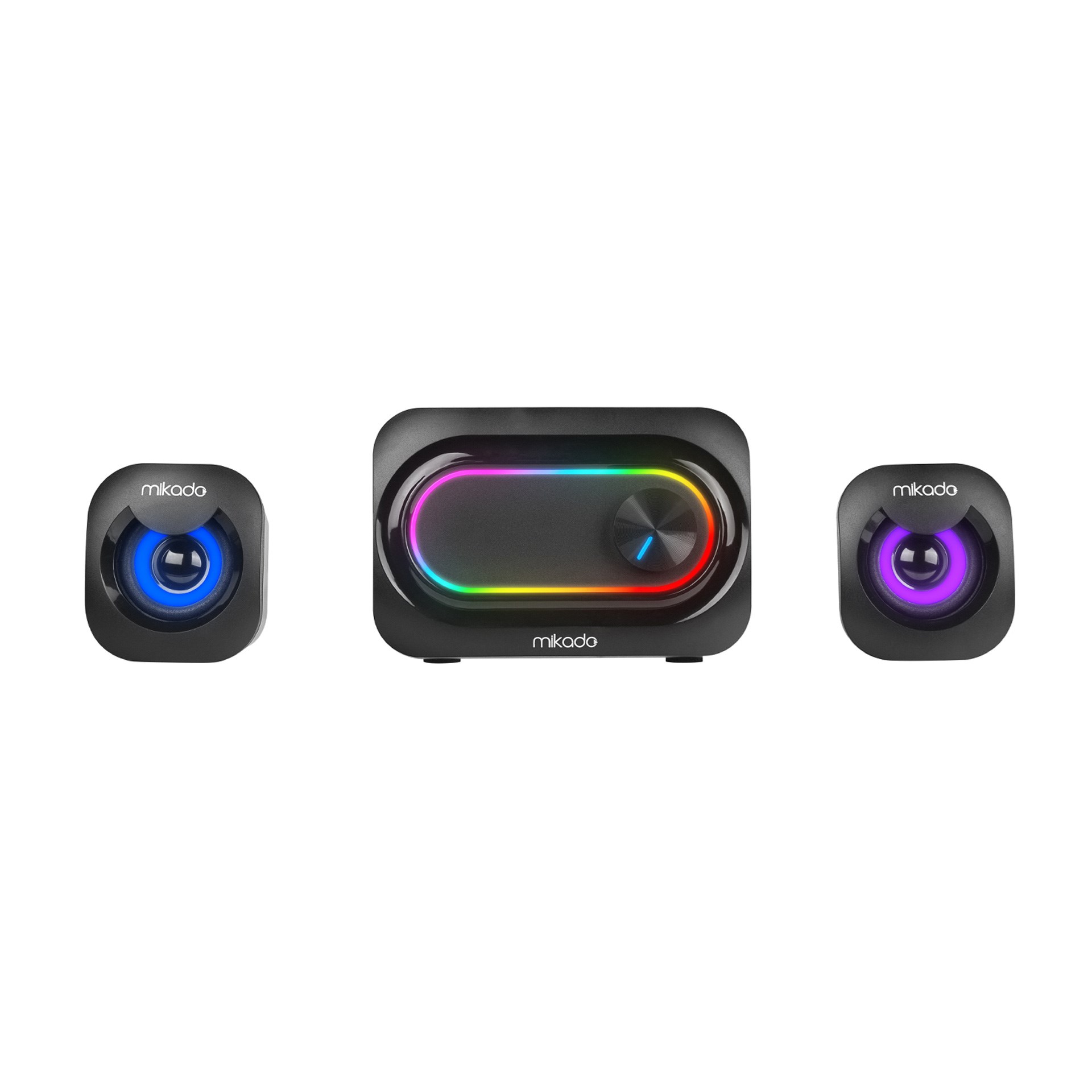 Mikado MD-511 5W+3W×2 USB RGB Ledli 2.1 Gaming Speaker Hoparlör