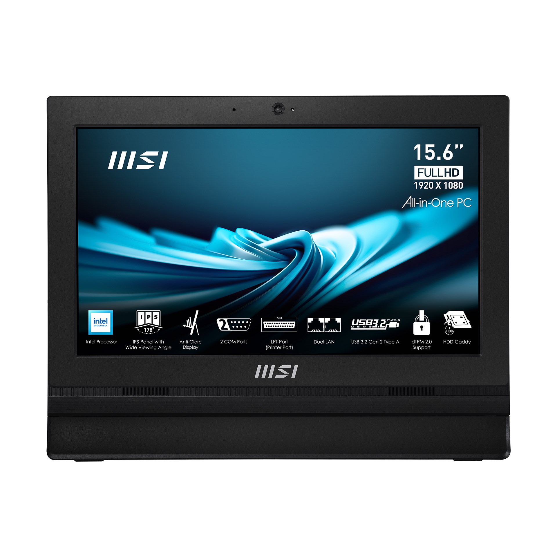MSI PRO AP162T ADL-017XEU 15.6 FHD 16:9 (1920X1080) N100 4GB DDR4 256GB SSD DOS AIO PC