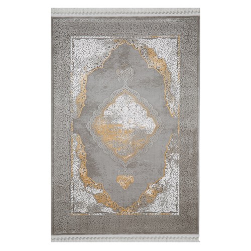 İpek Mekik 80x300 cm Blossom Halı 240-13603A-GRI