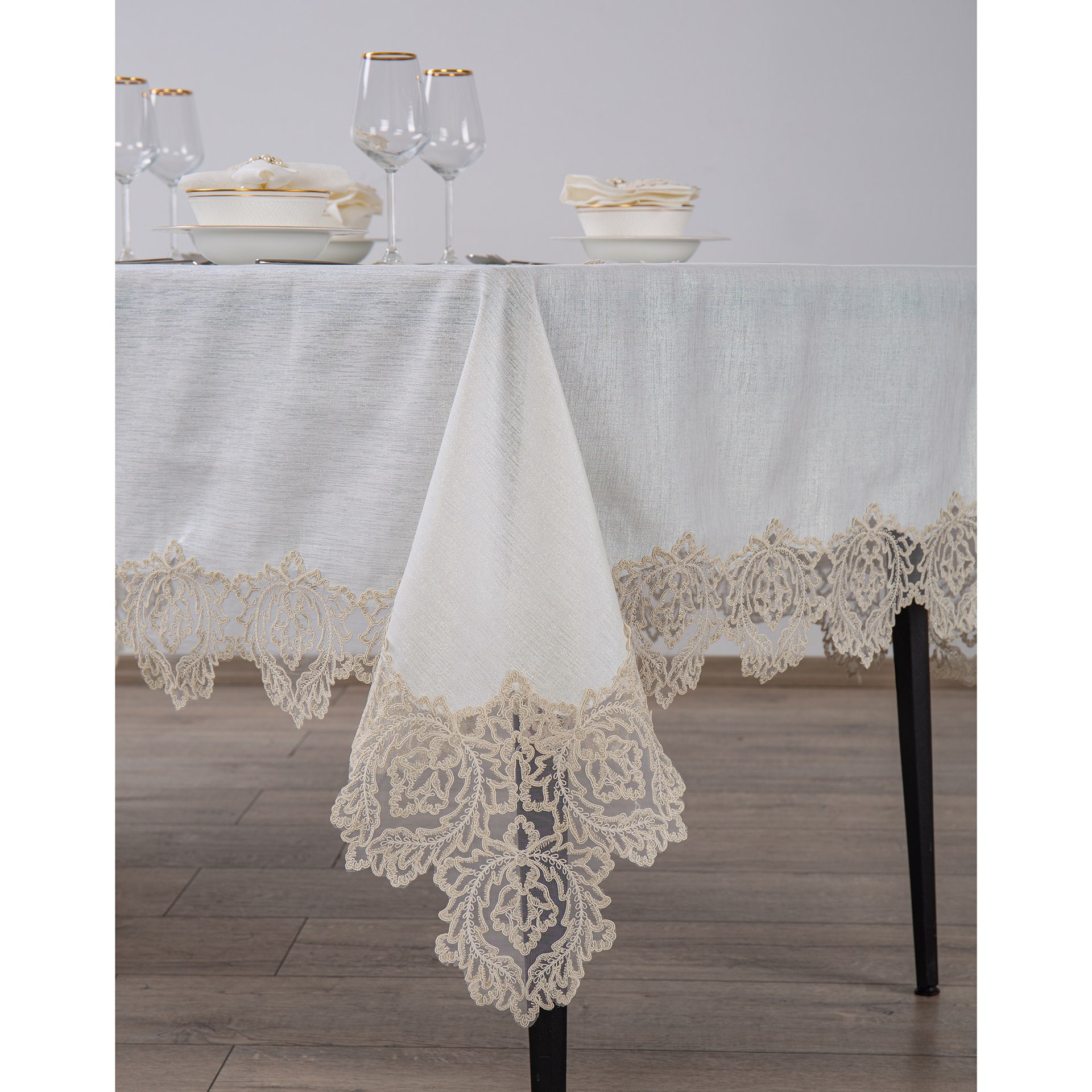 Cotton House Orkide 26 Parça Sofra Krem Sofra Seti 17400506