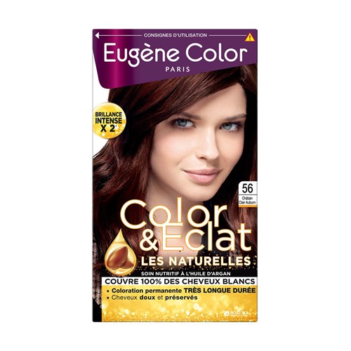 Eugene Color Color & Eclat Parlak Saçlar 56 Chatain Clair Auburn Boya