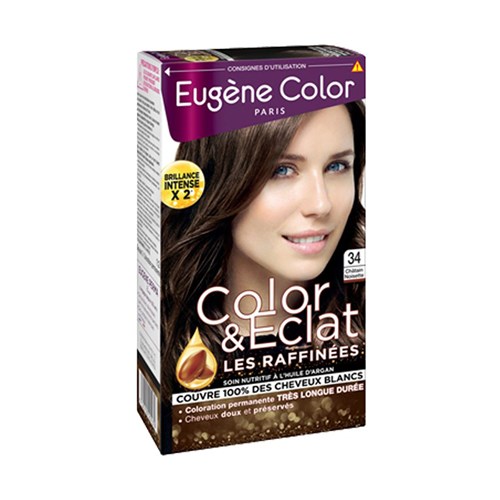Eugene Color Color & Eclat Parlak Saçlar 34 Chatain Noisette Boya
