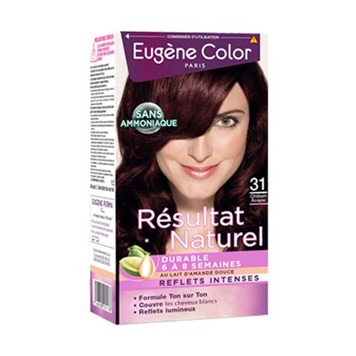 Eugene Color Resultat Naturel 31 Chatain Acajou Set Saç Boyası