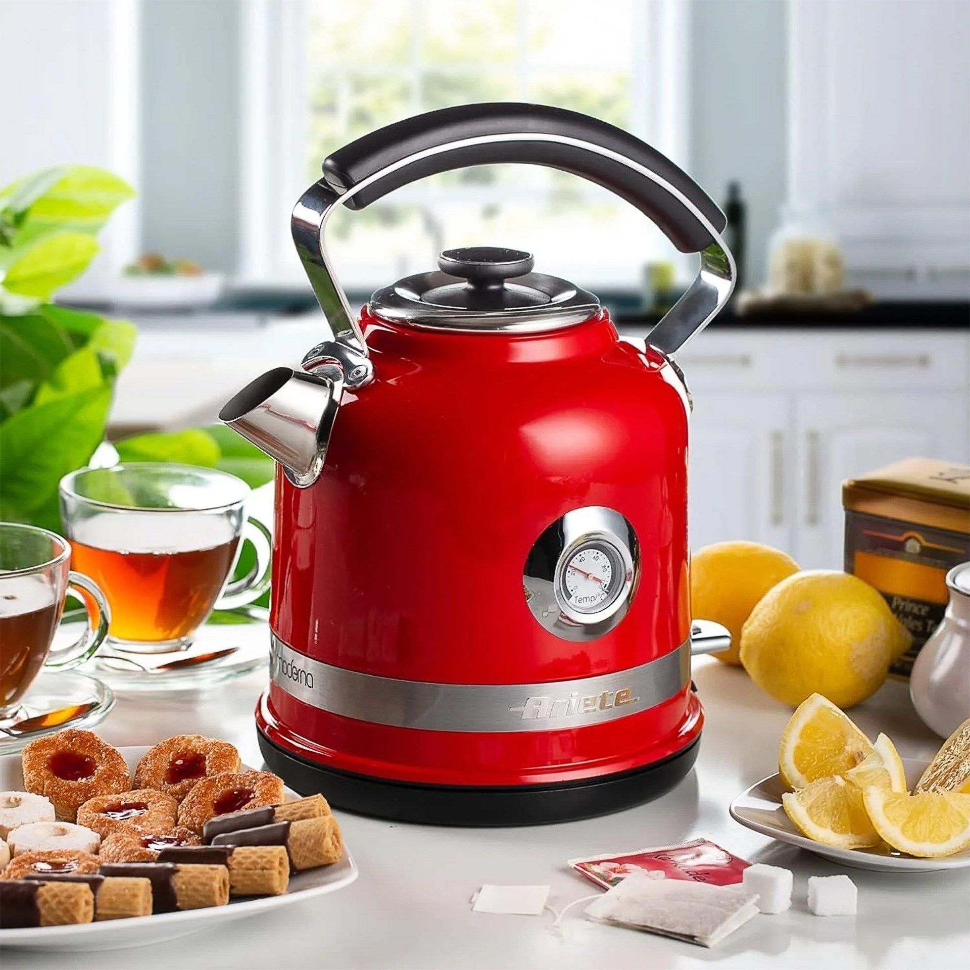 Ariete 2854/00 Moderna Su Isıtıcı Kettle Kırmızı