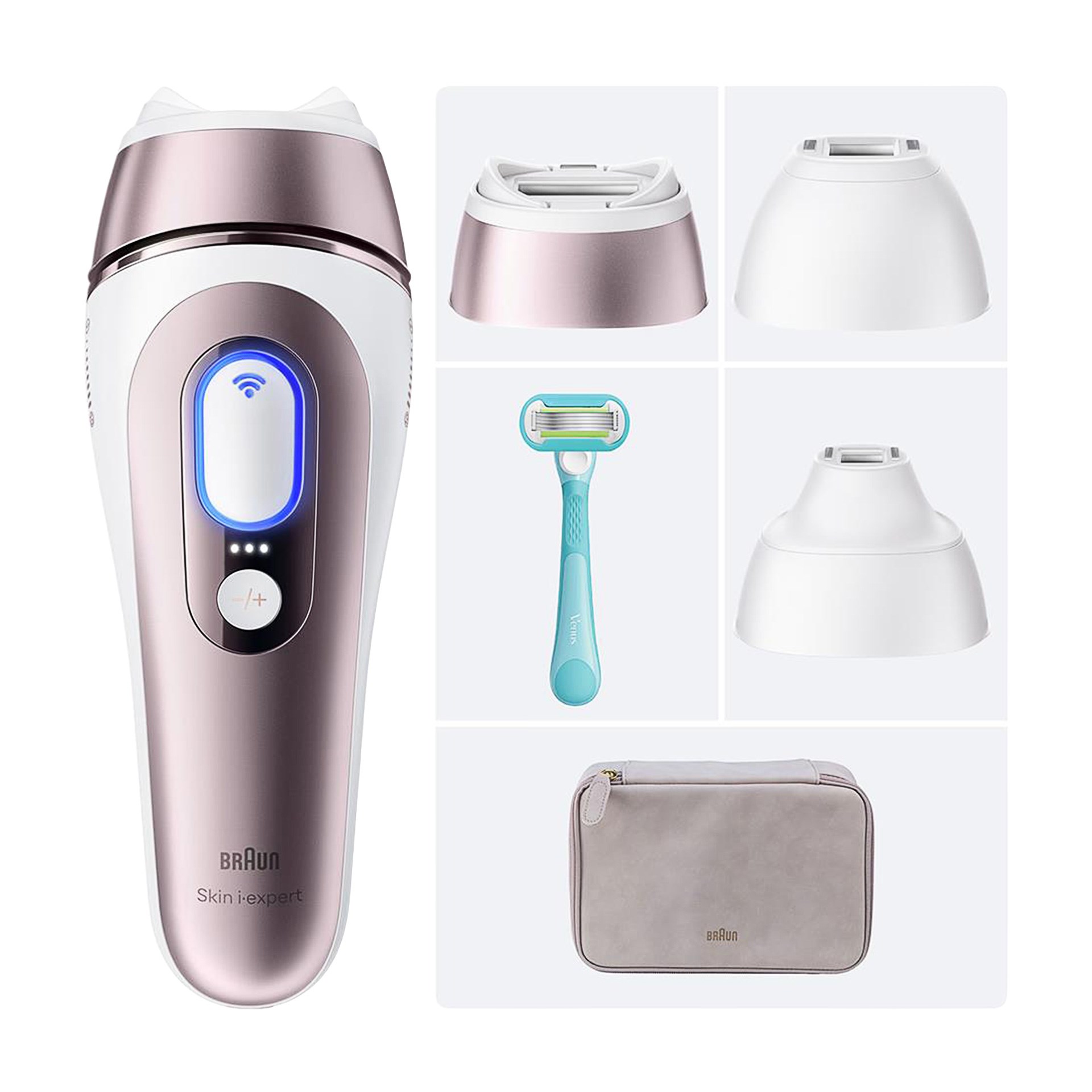 Braun PL7321 IPL Skin I-Expert, Evde Lazerle Tüy Alma, Çanta, Venüs Tıraş Makinesi, 3 Başlı